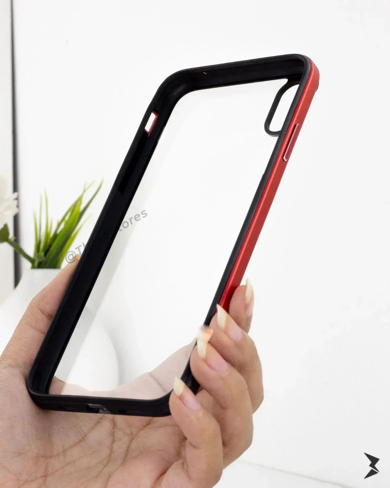 Qy TPU Transperant Case iPhone X - Three