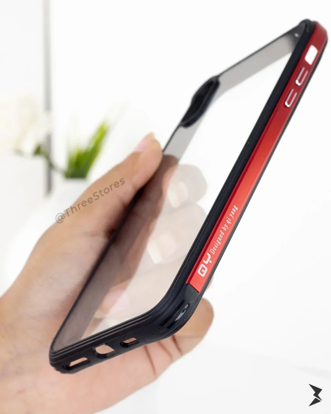 Qy TPU Transperant Case iPhone X - Three