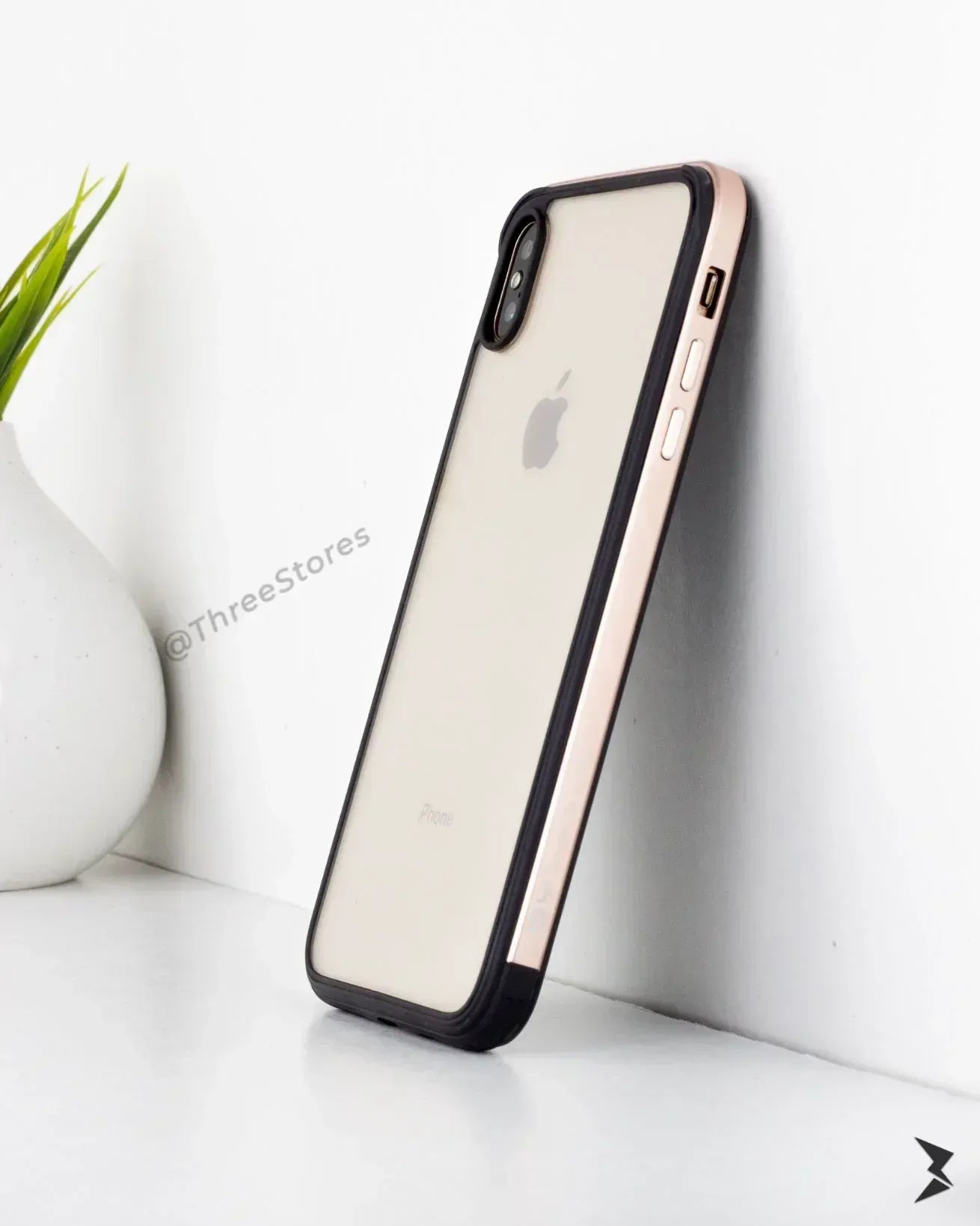 Qy TPU Transperant Case iPhone X - Three