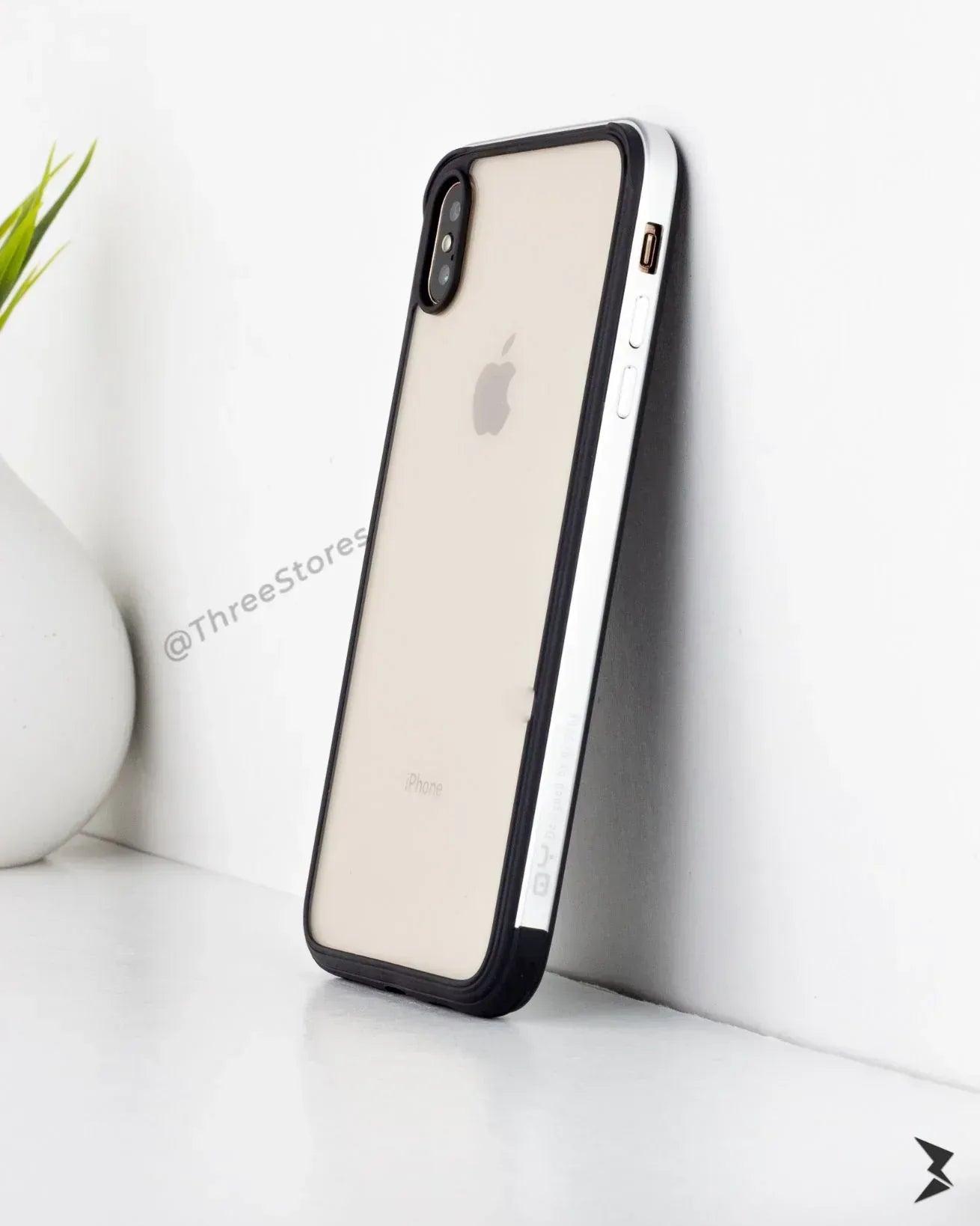 Qy TPU Transperant Case iPhone X - Three