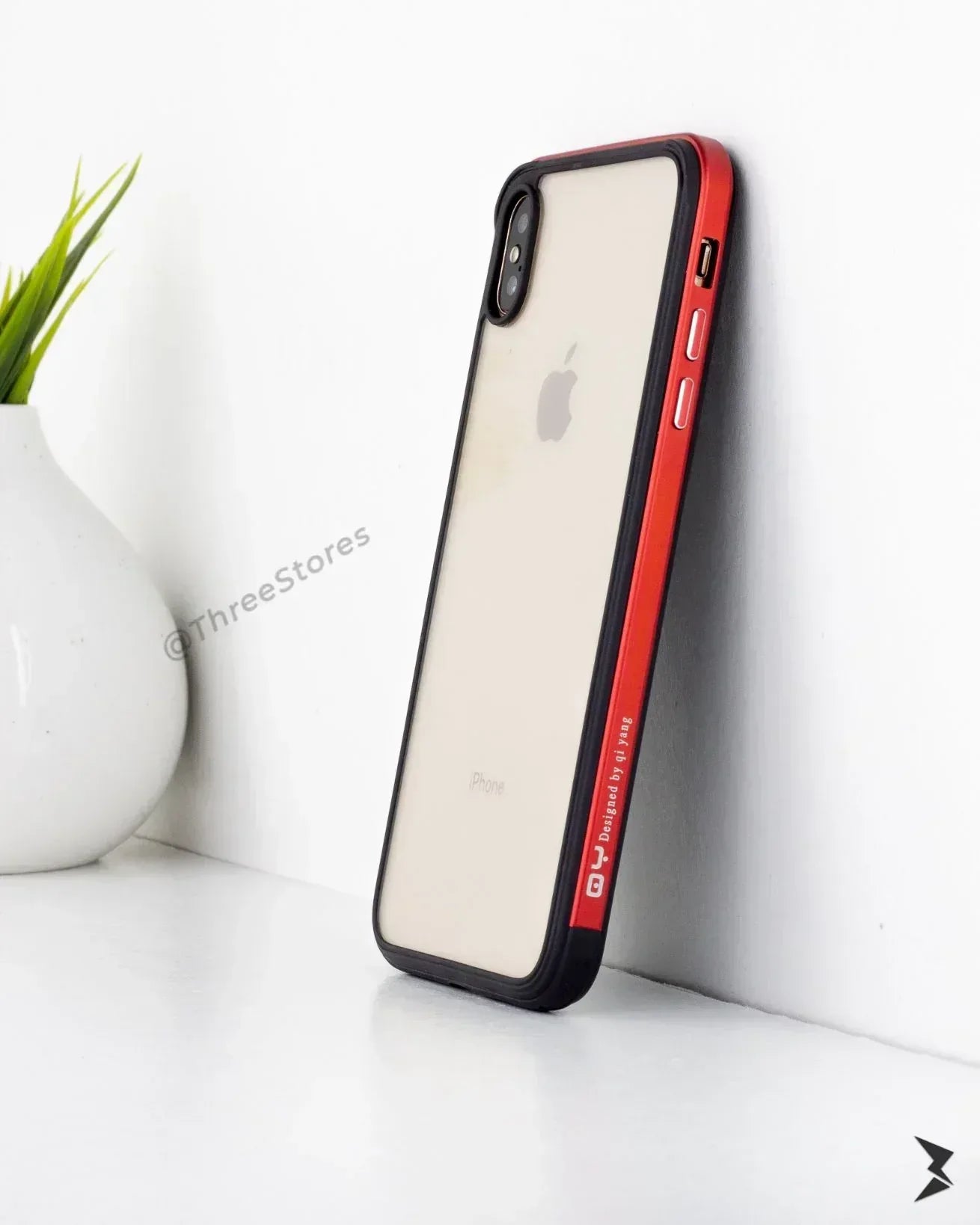 Qy TPU Transperant Case iPhone X - Three