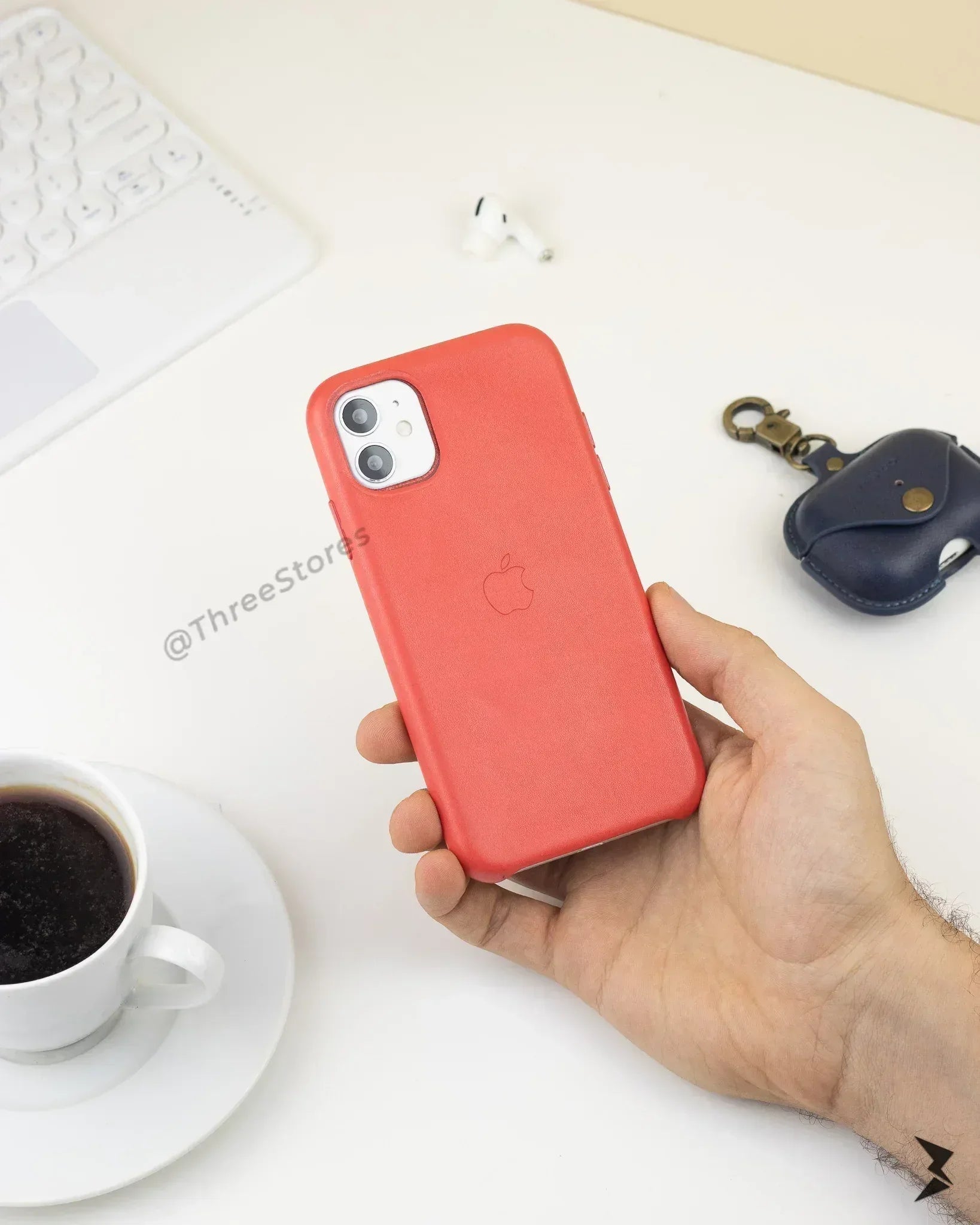 Leather Case iPhone 11 - Three
