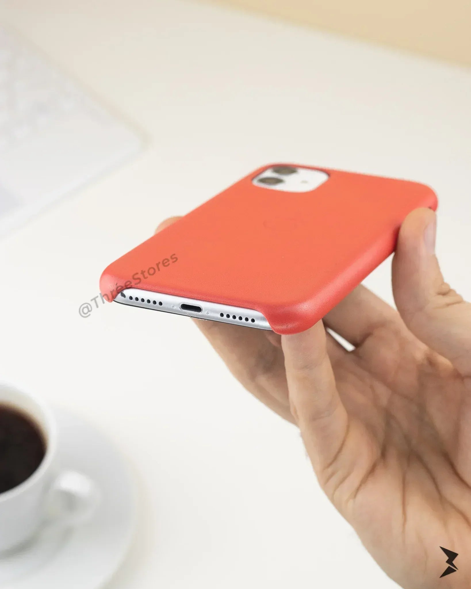 Leather Case iPhone 11 - Three