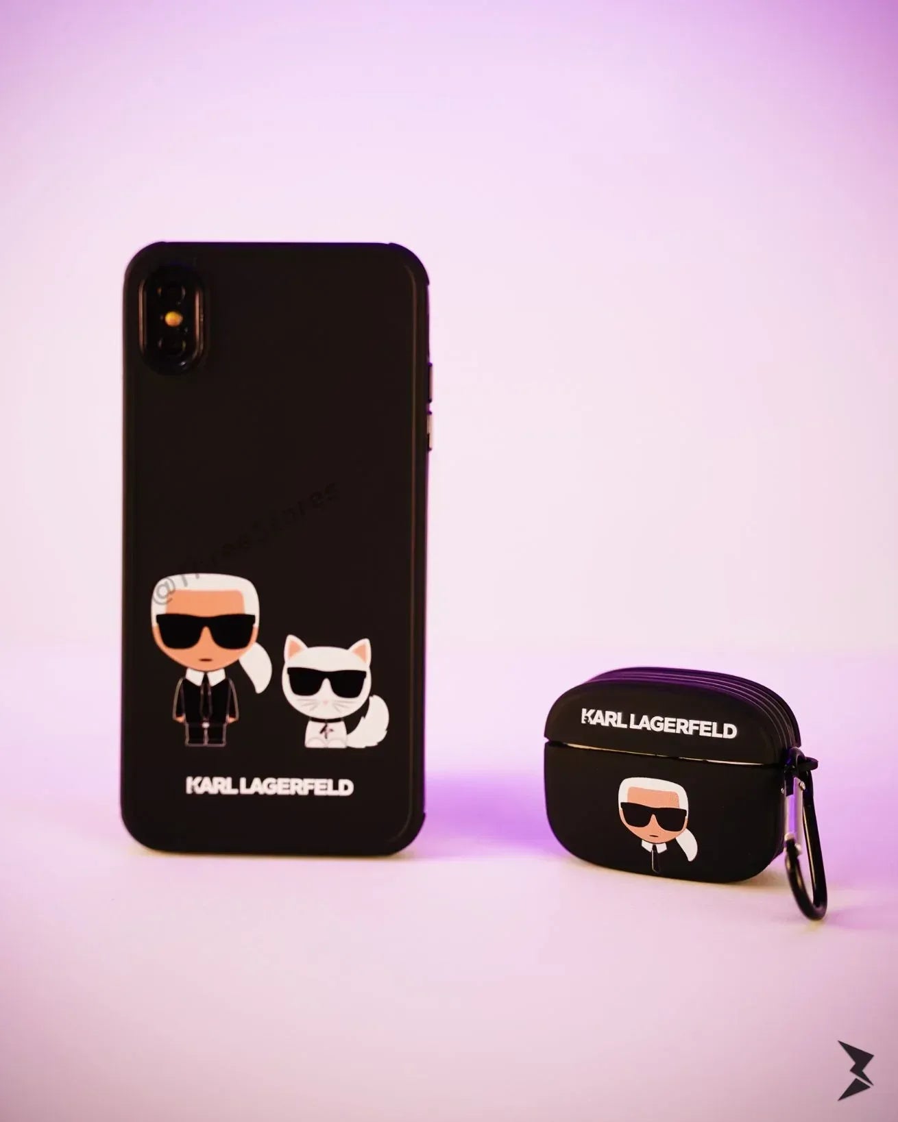 Karl Silicone iPhone Case X - Three