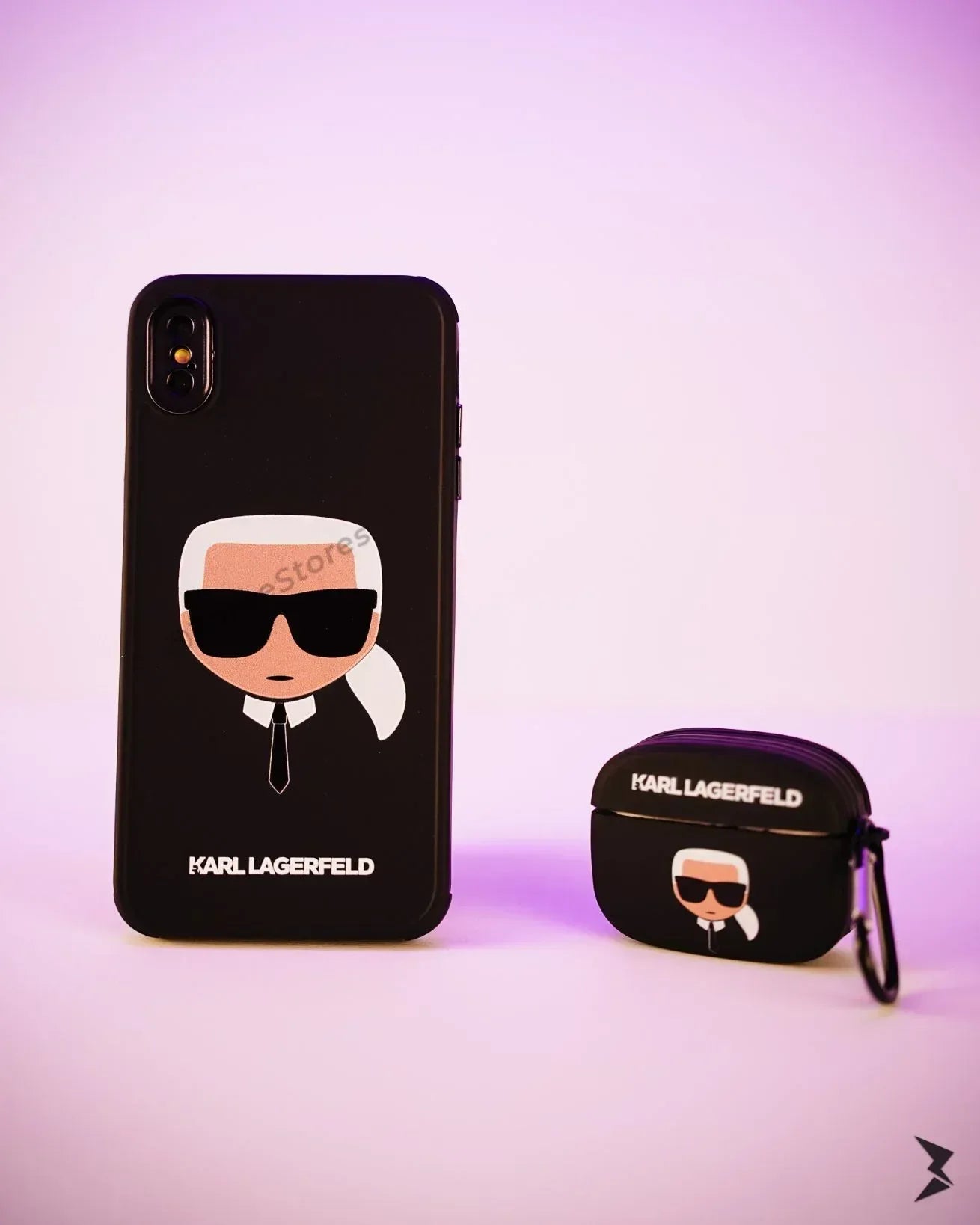 Karl Silicone iPhone Case X - Three