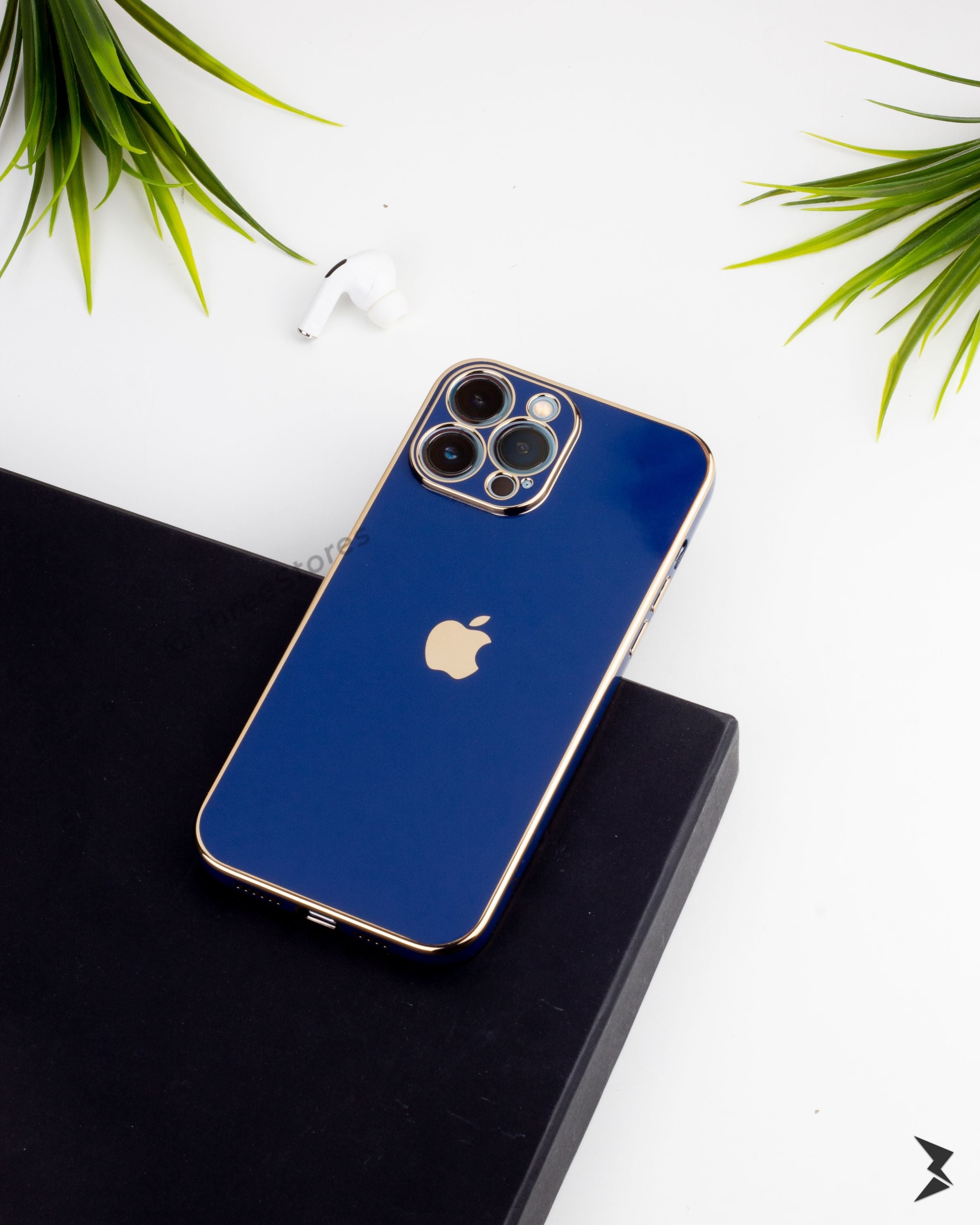Plating Gold Lens Protection Case iPhone 14 Pro
