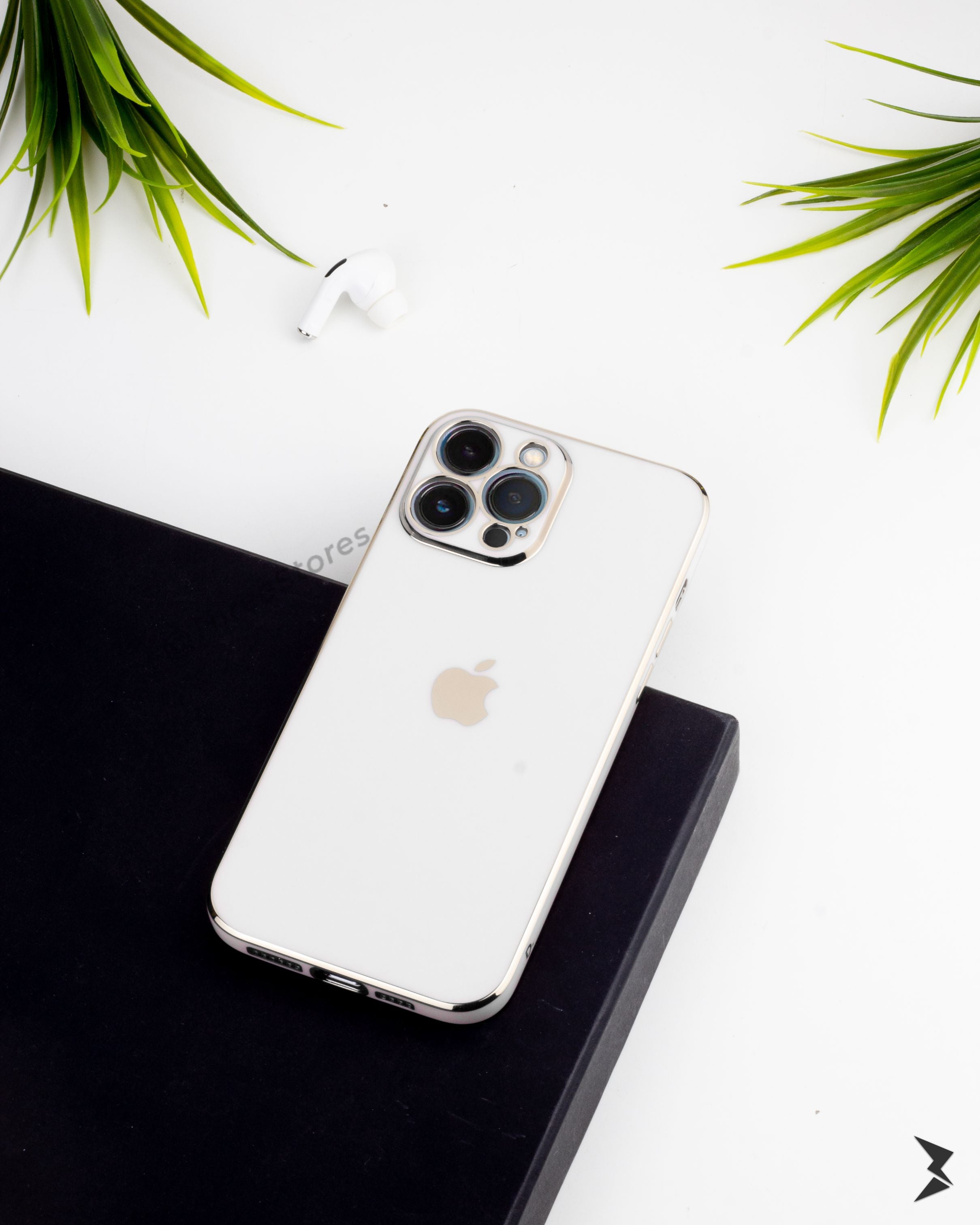 Plating Gold Lens Protection Case iPhone 13 Pro Max