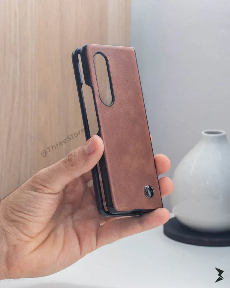 KeepHone Leather Case Samsung Galaxy Z Fold 3 - Three