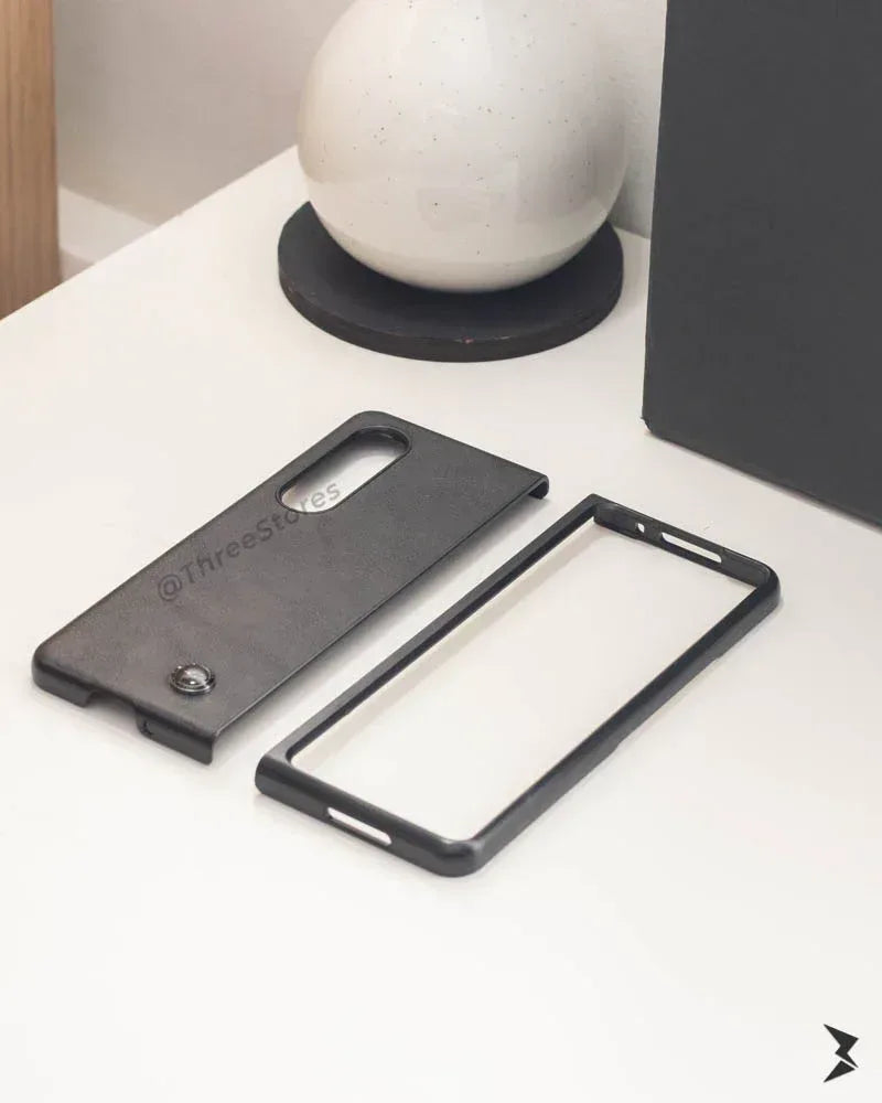 KeepHone Leather Case Samsung Galaxy Z Fold 3 - Three
