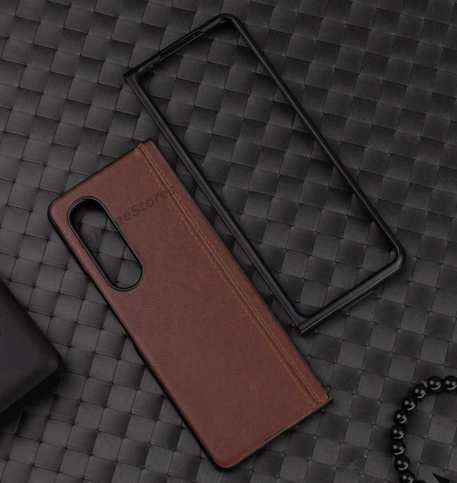 Craft Leather Case Samsung Z Fold 3 - Three