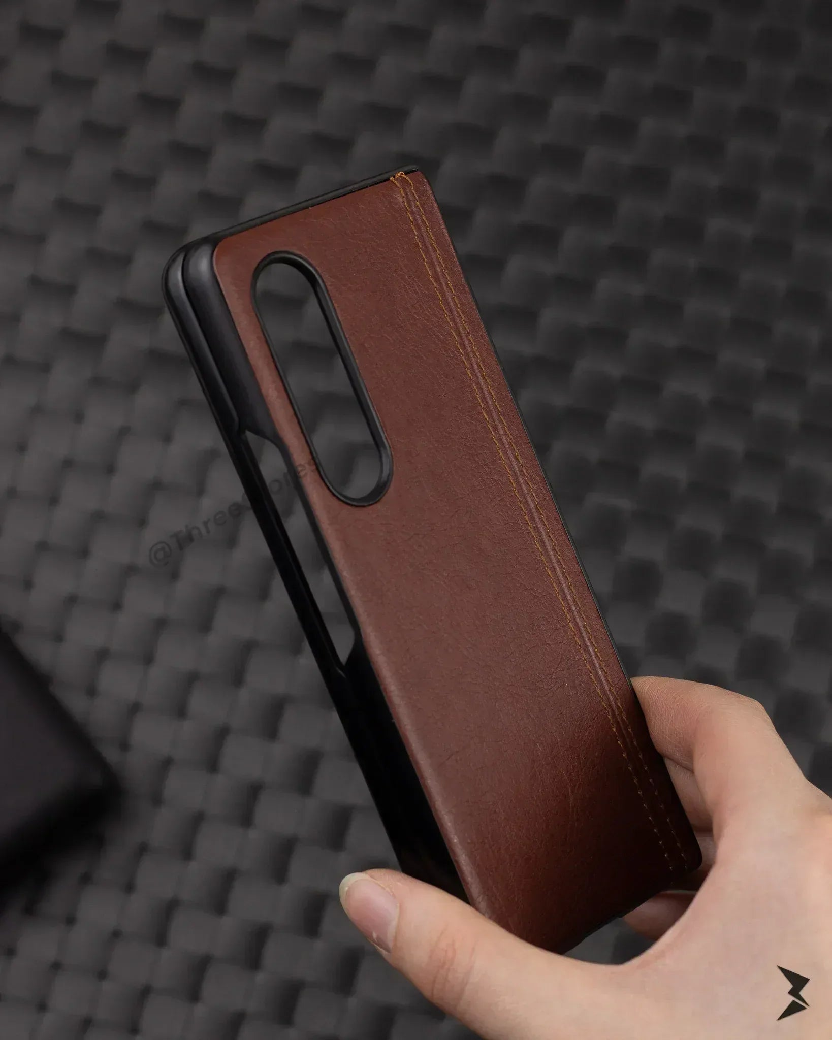 Craft Leather Case Samsung Z Fold 3 - Three