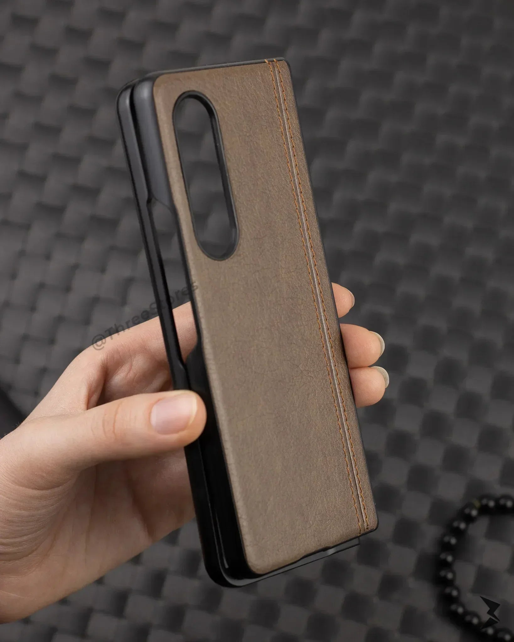 Craft Leather Case Samsung Z Fold 3 - Three