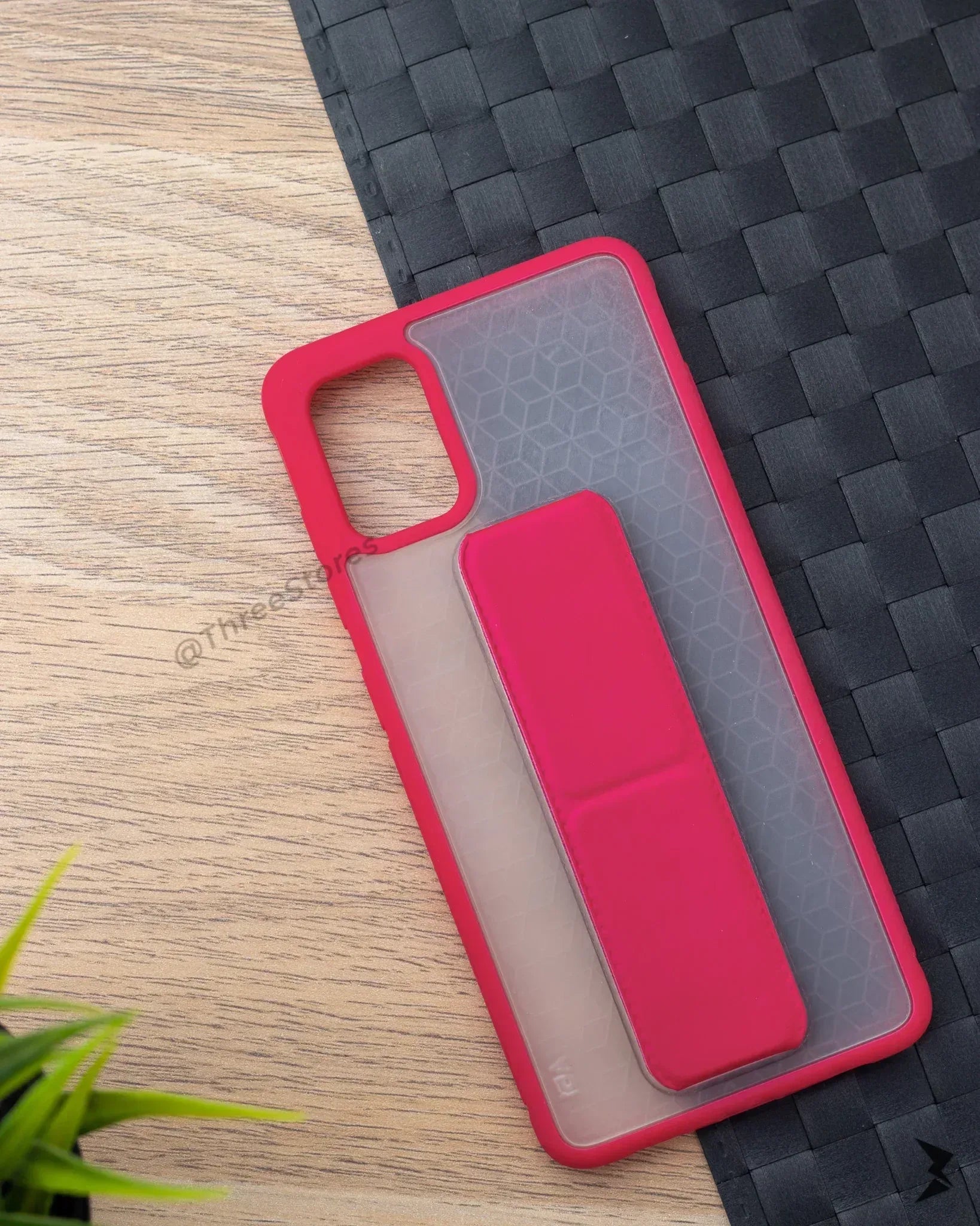 Carbon Hand Case Samsung A51 - Three