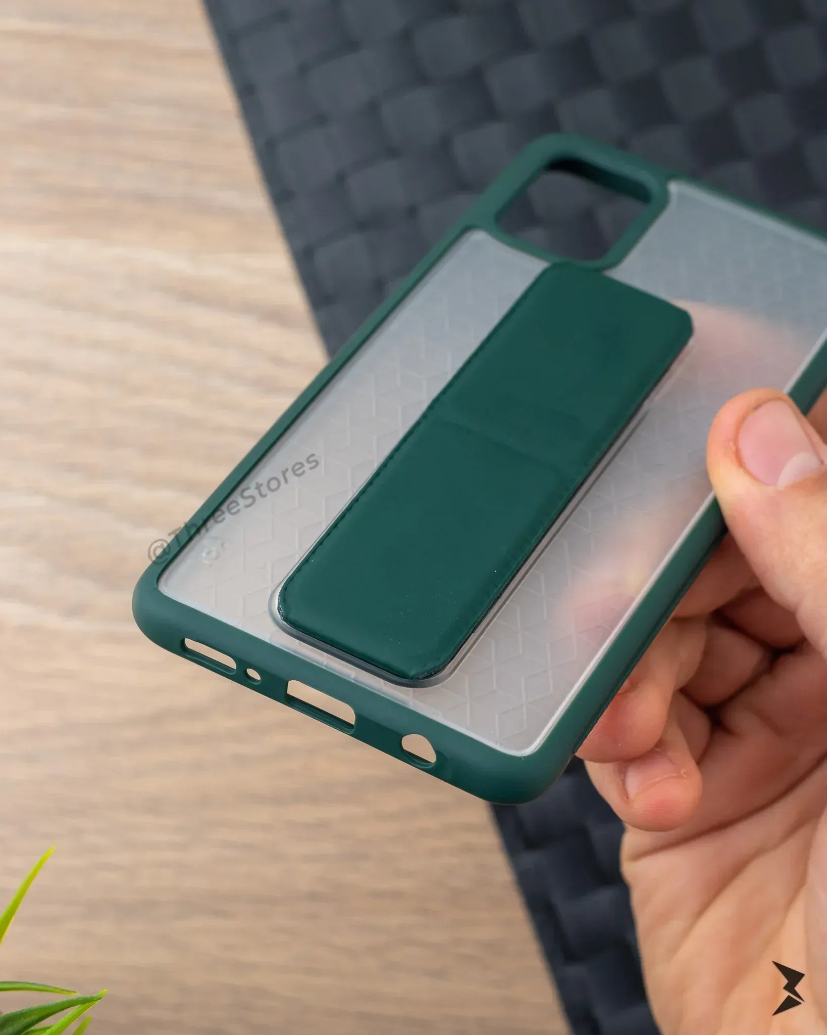 Carbon Hand Case Samsung A51 - Three