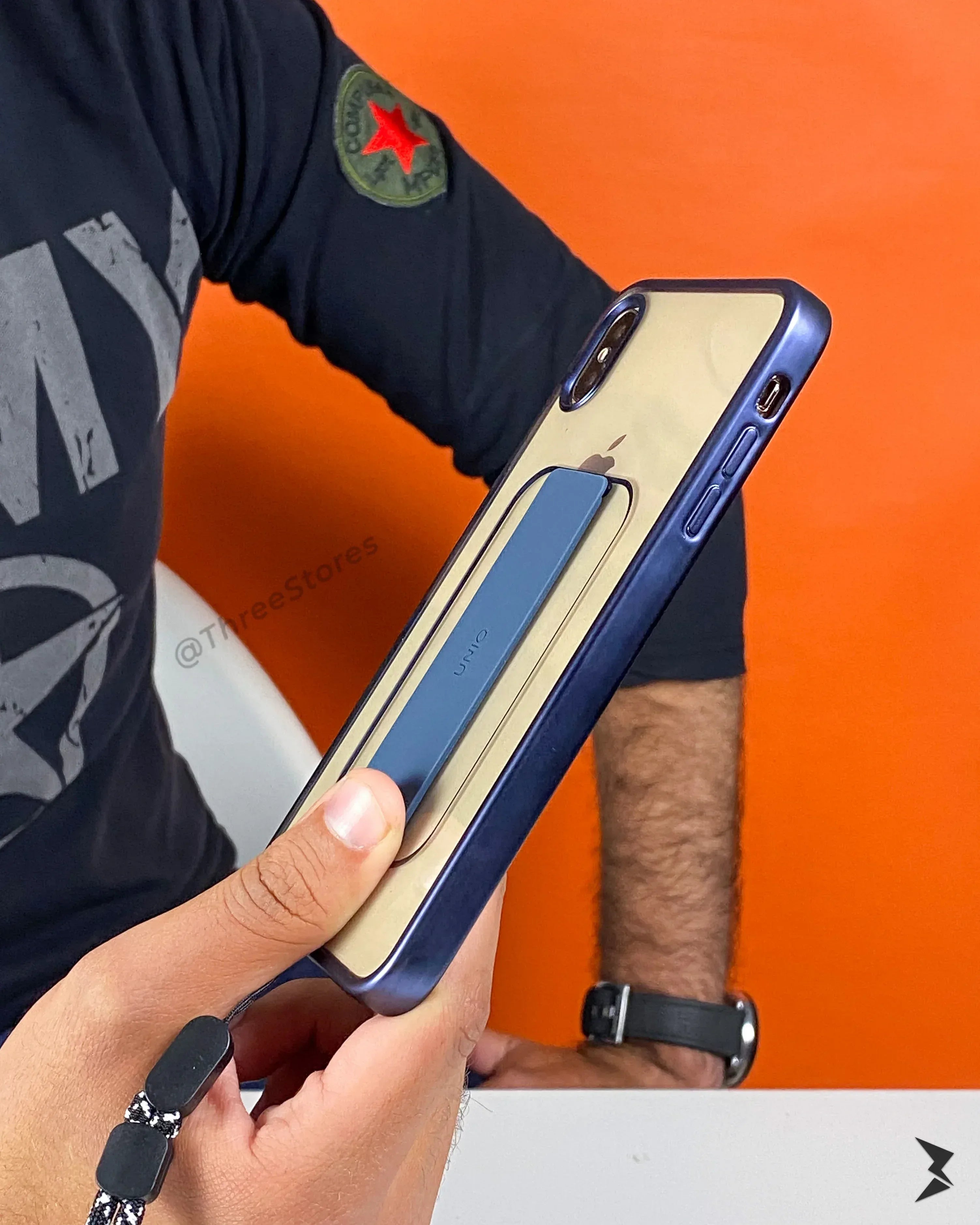 Uniq Heldro Transparent Case iPhoneX Max - Three