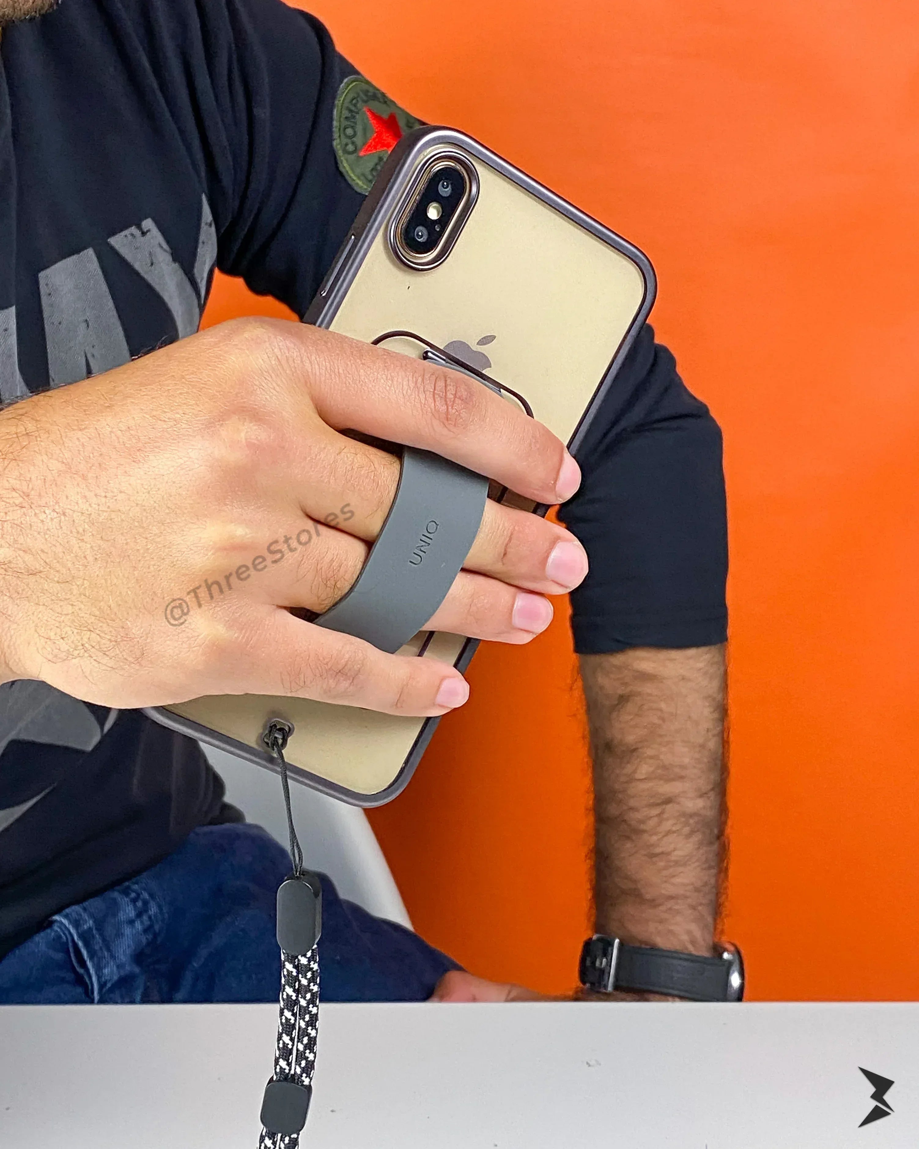Uniq Heldro Transparent Case iPhoneX Max - Three