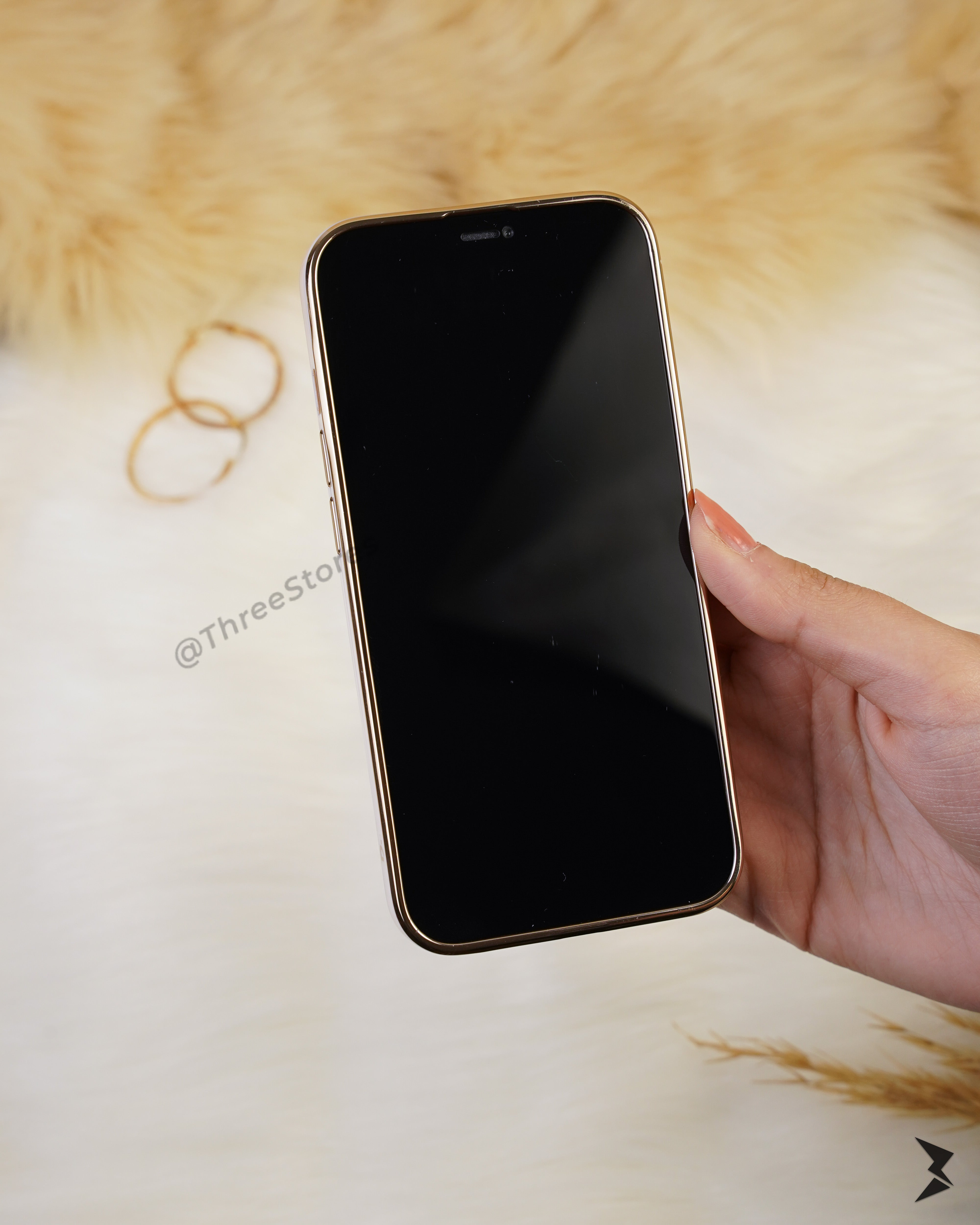 Plating Gold Lens Protection Case iPhone 13 Pro