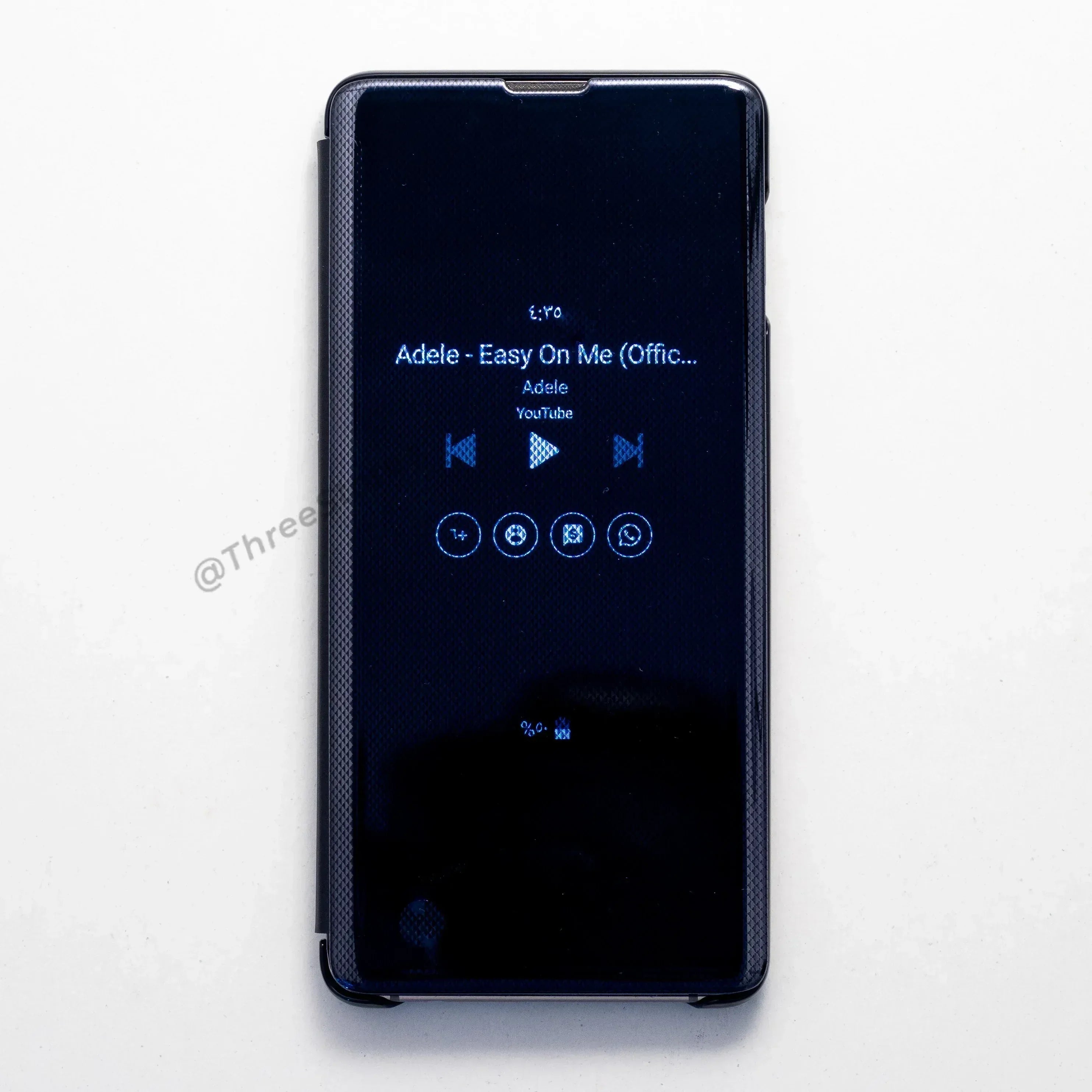 Clear View Case Samsung S10 Plus - Three