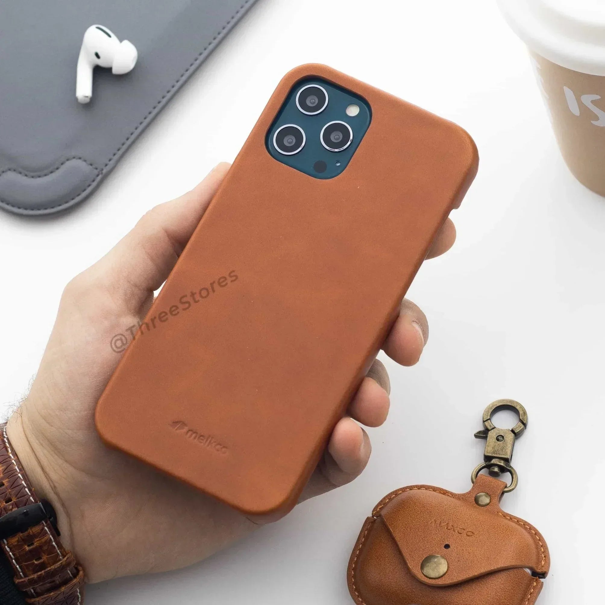 Melkco Slim Leather Case iPhone 11 Pro Max - Three