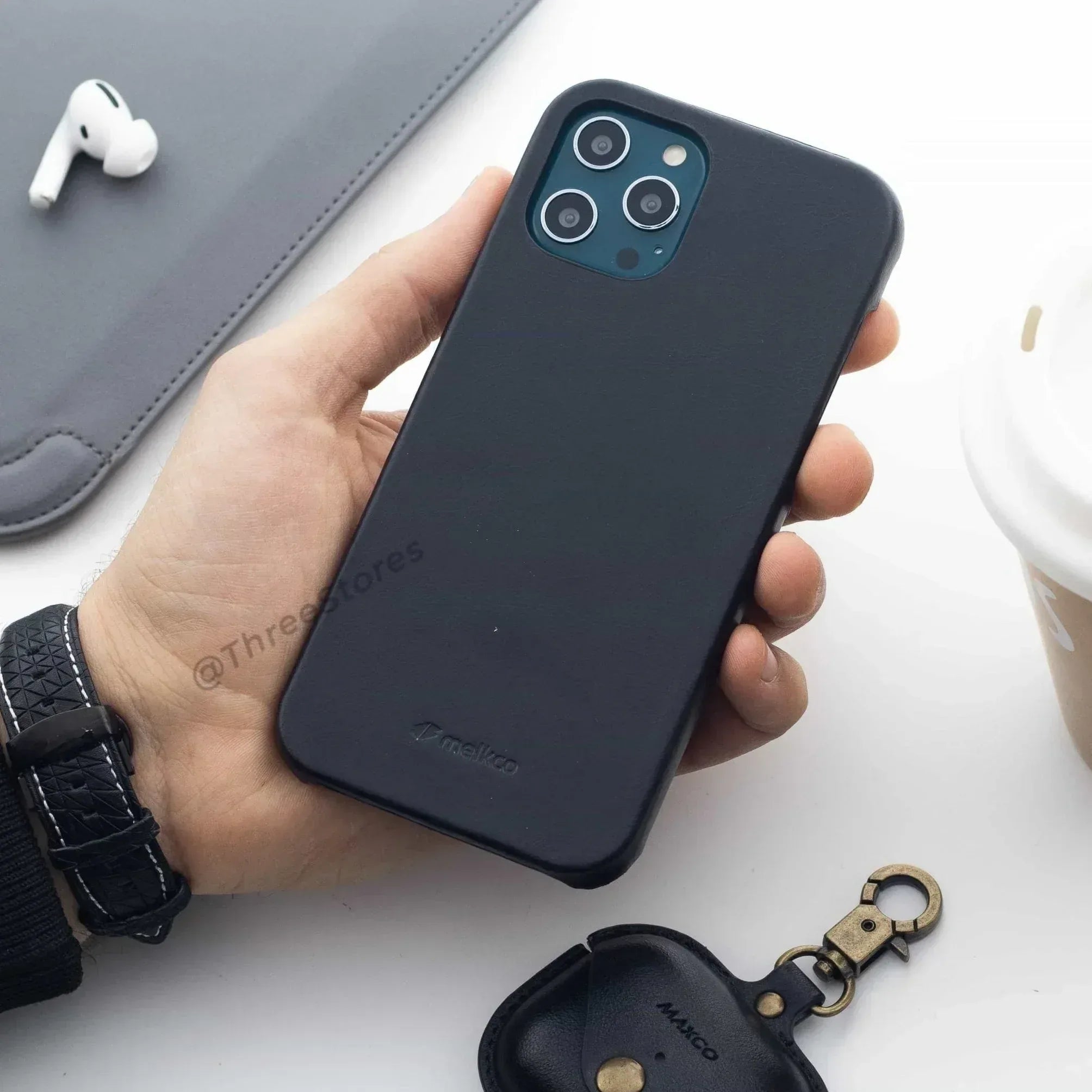 Melkco Slim Leather Case iPhone 11 Pro Max - Three