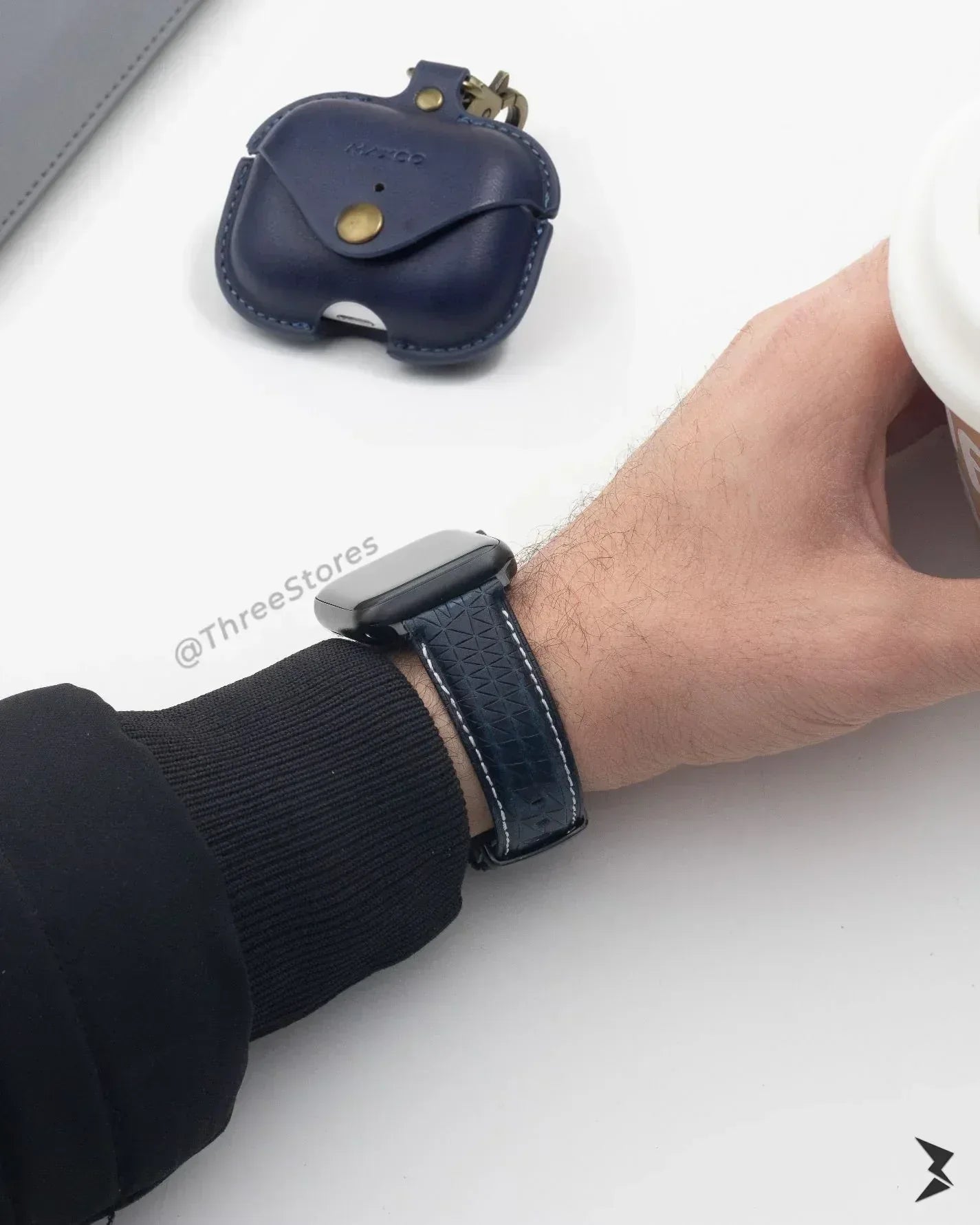 Leather Skin Band For Apple Watch - Three