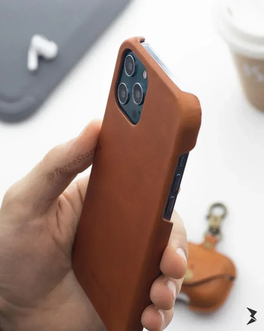Melkco Slim Leather Case iPhone 12 / 12 Pro - Three