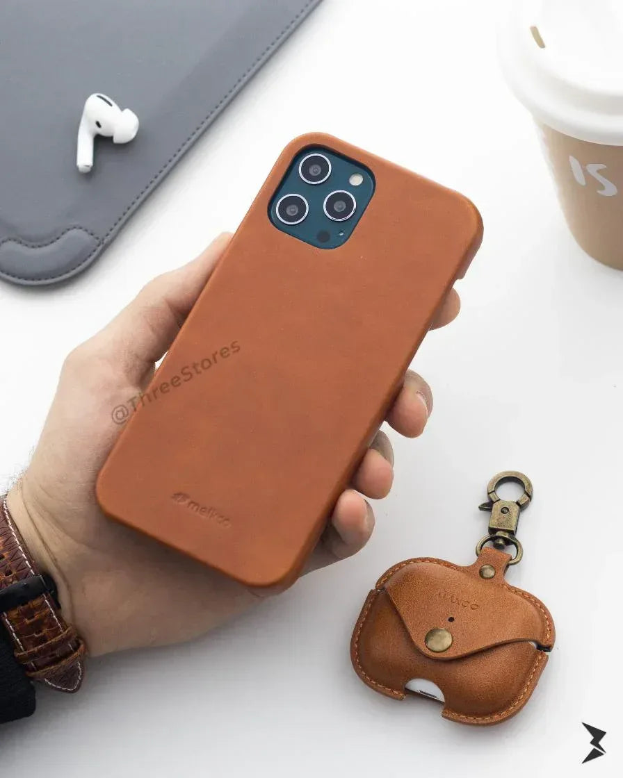 Melkco Slim Leather Case iPhone 12 / 12 Pro - Three