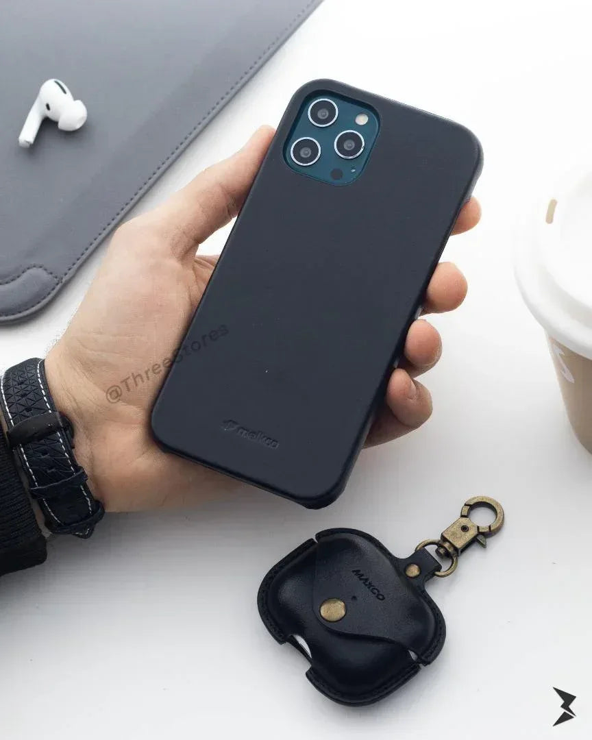 Melkco Slim Leather Case iPhone 12 / 12 Pro - Three