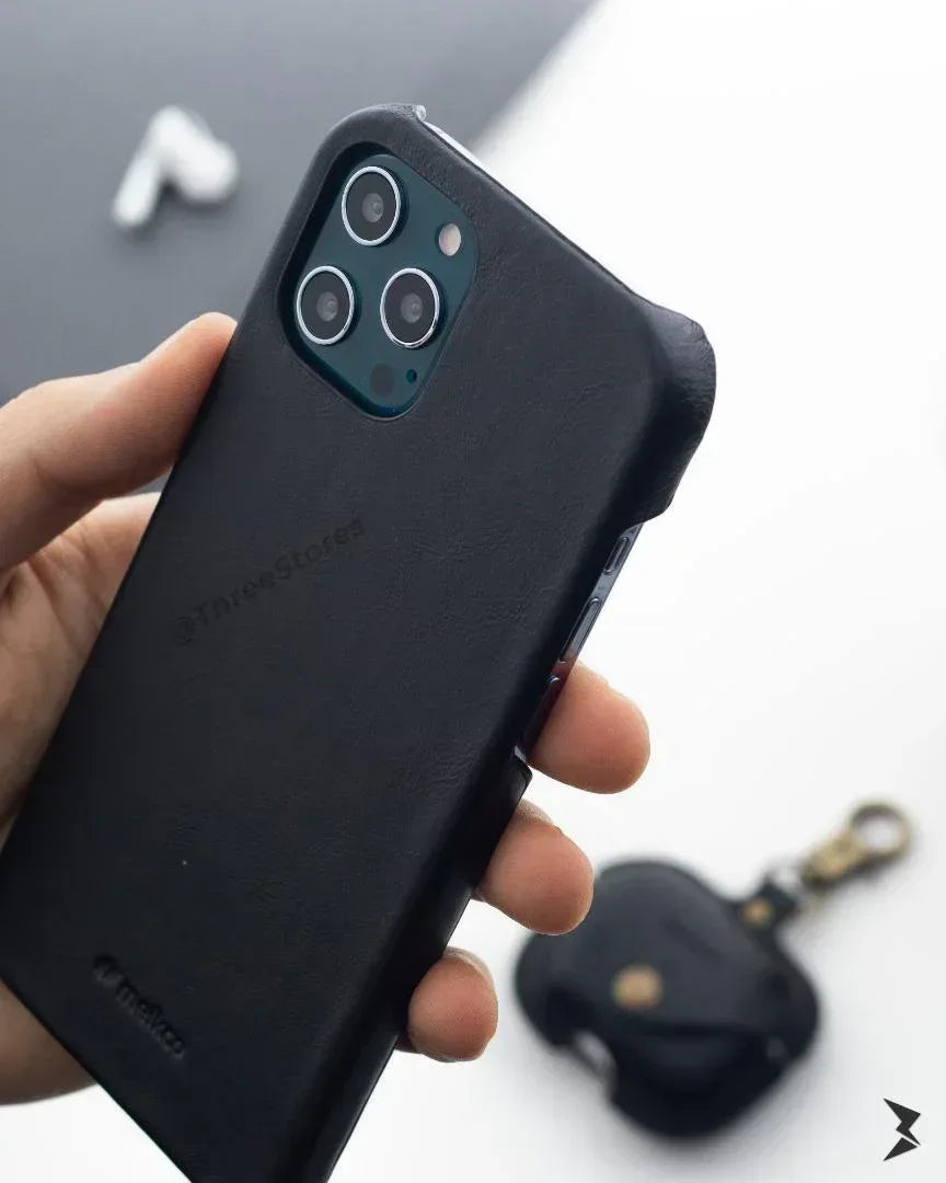 Melkco Slim Leather Case iPhone 12 / 12 Pro - Three