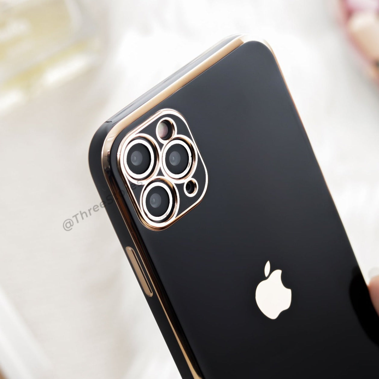 Plating Gold Lens Protection Case iPhone 11 Pro Max