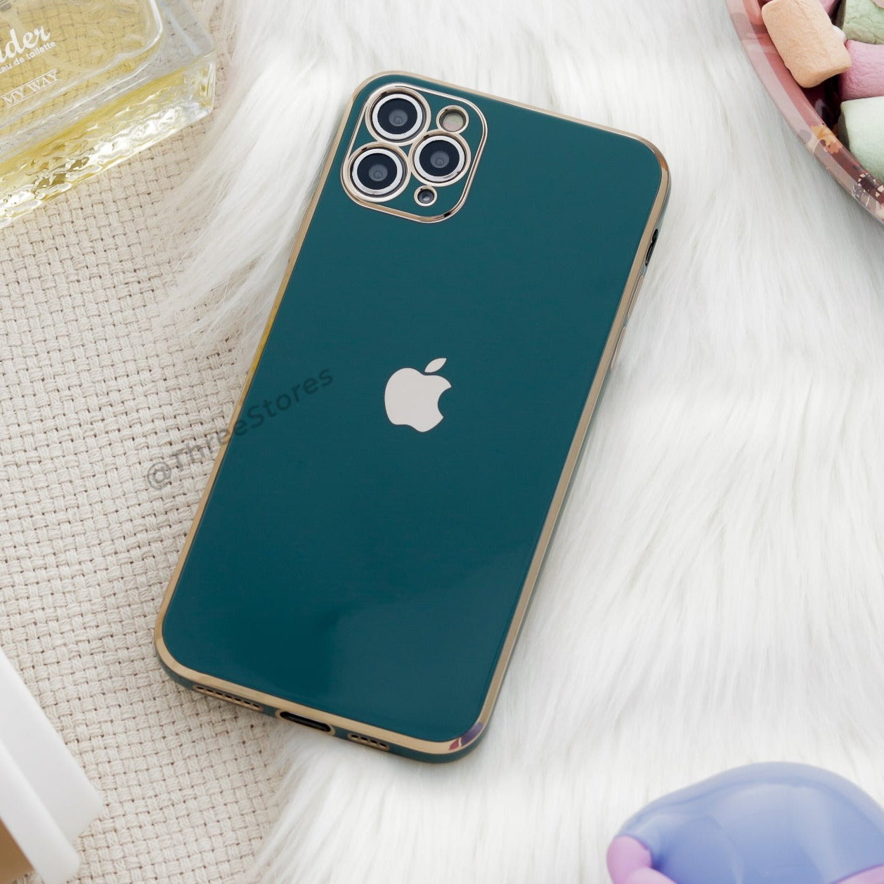 Plating Gold Lens Protection Case iPhone 11 pro