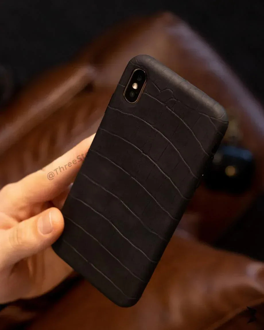 Serpent Leather Case iPhone X Max - Three