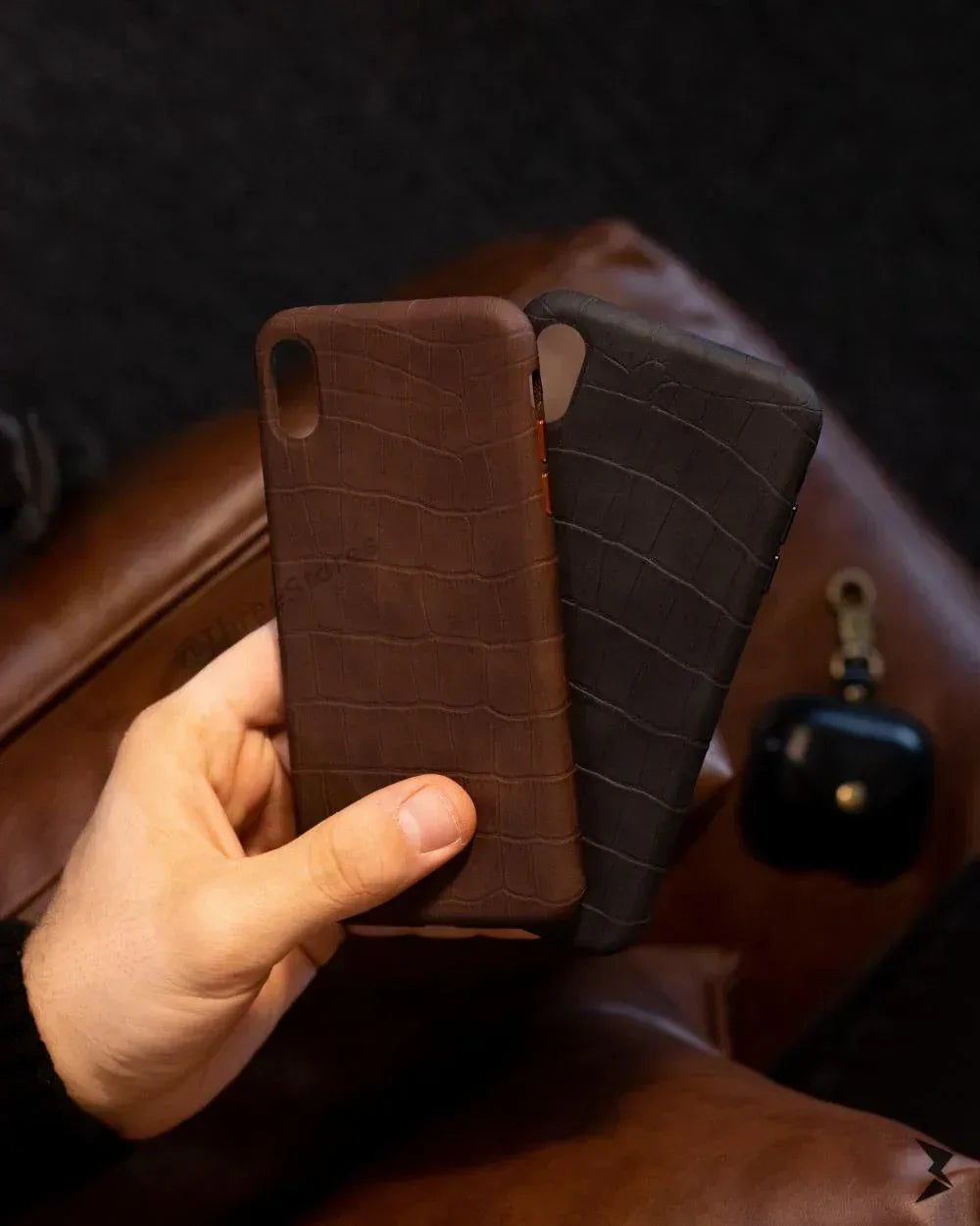 Serpent Leather Case iPhone X Max - Three