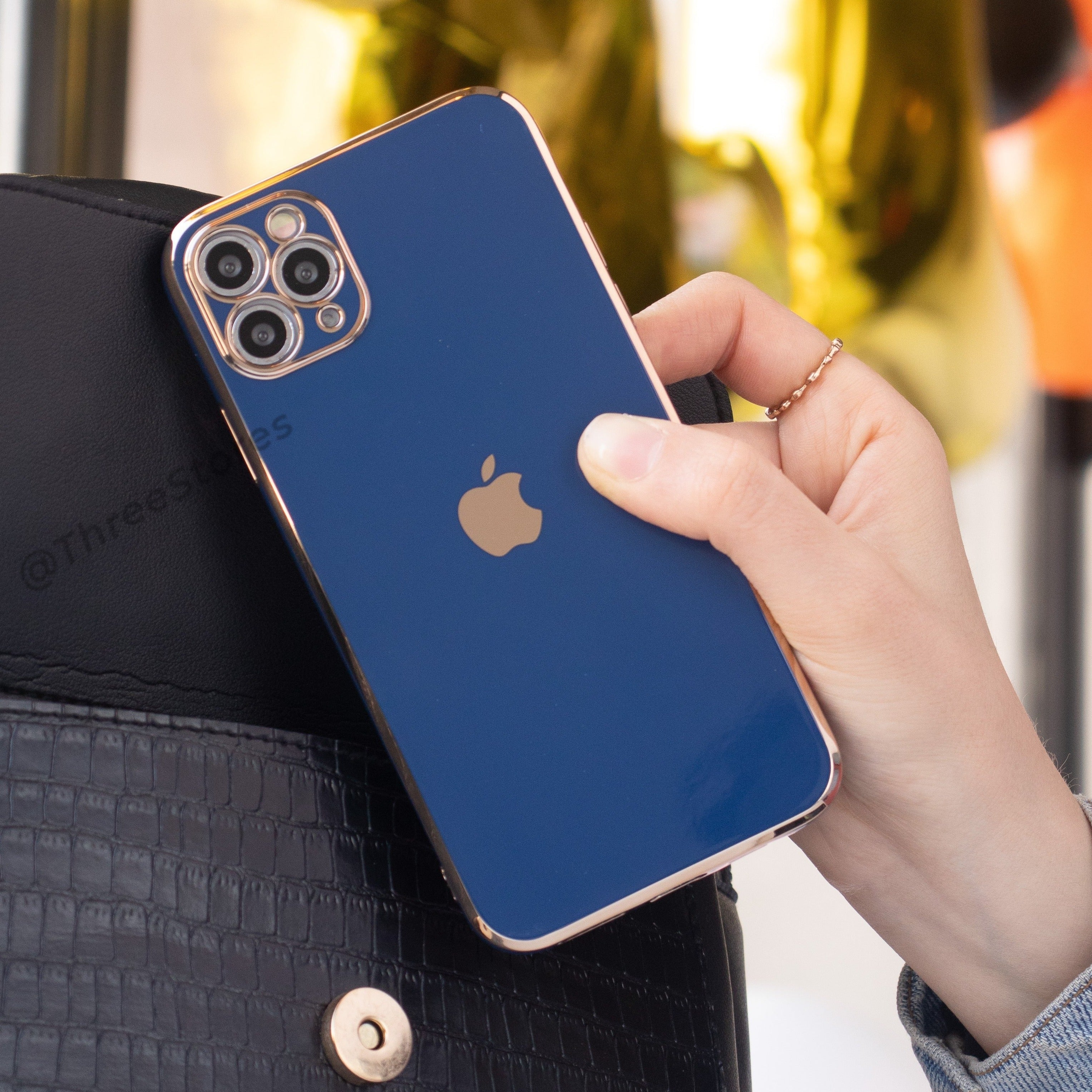Plating Gold Lens Protection Case iPhone 11 Pro Max