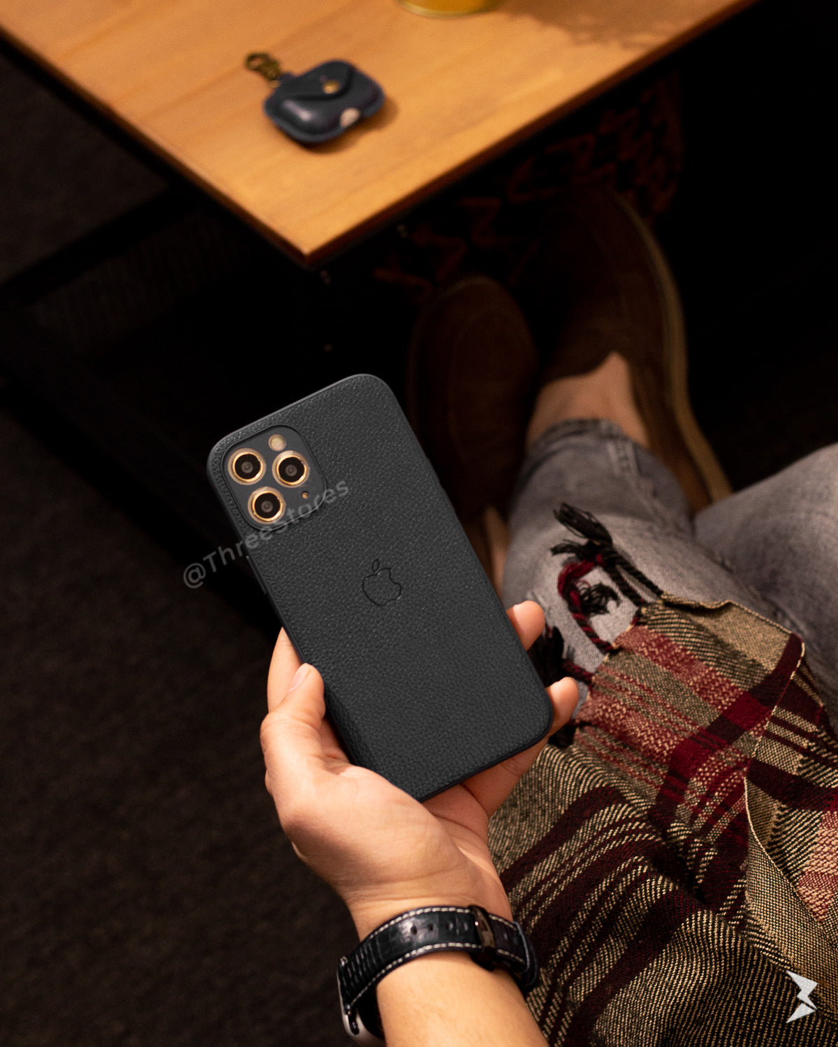 Slim Leather Camera Protection Case iPhone 11 Pro Max