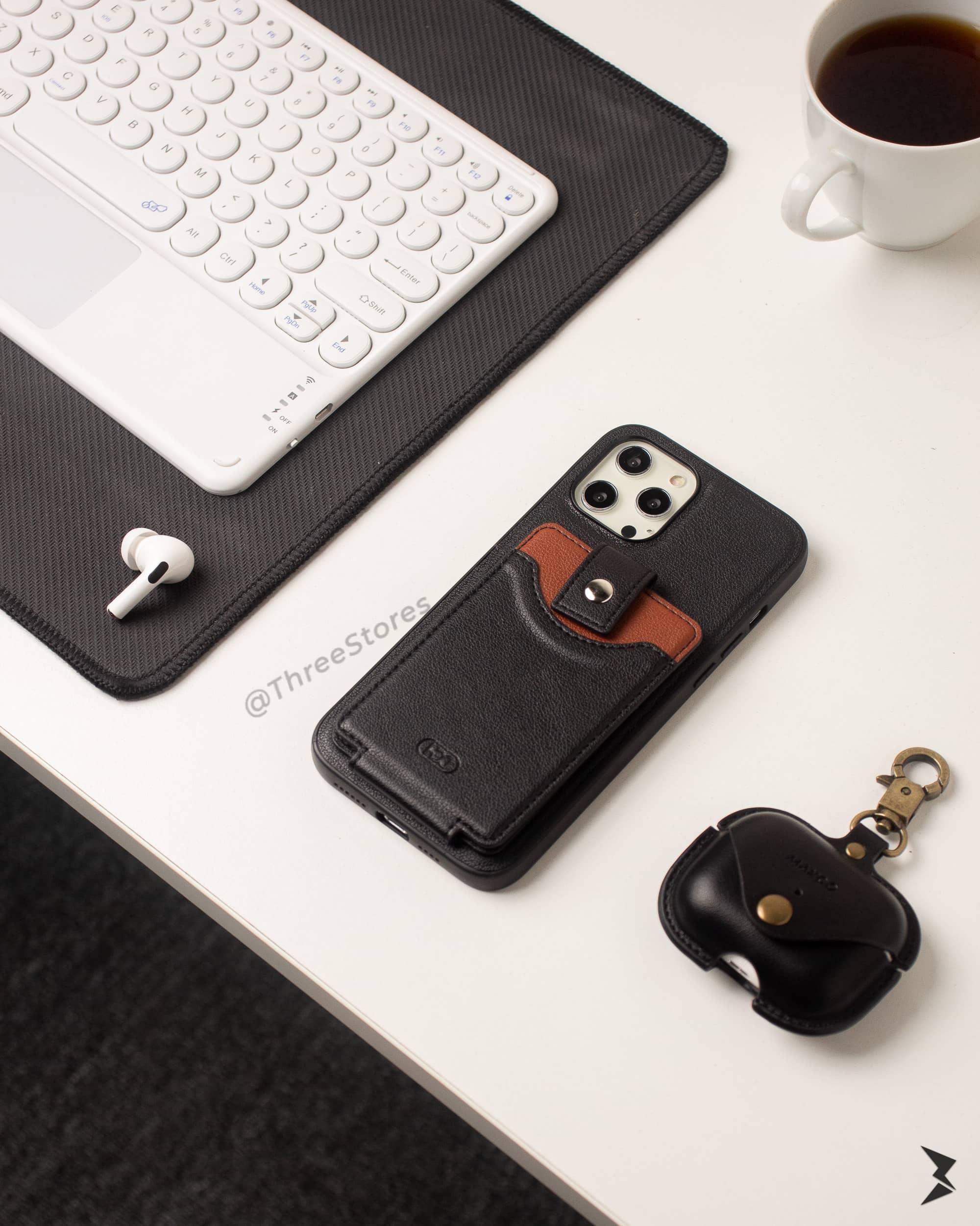 Hdd Leather Card Case iPhone 11 Pro Max - Three