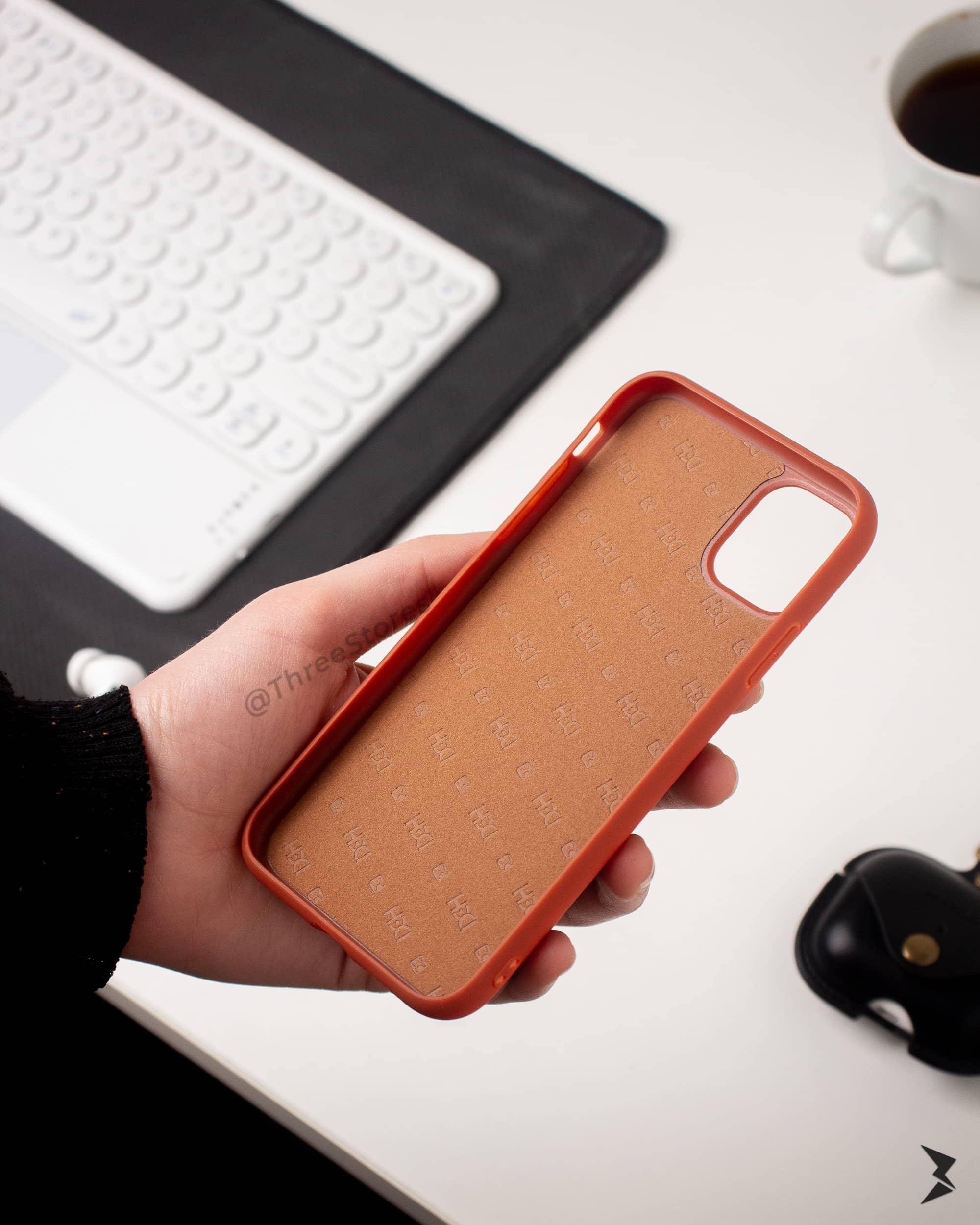 Hdd Leather Card Case iPhone 12 / 12 Pro - Three