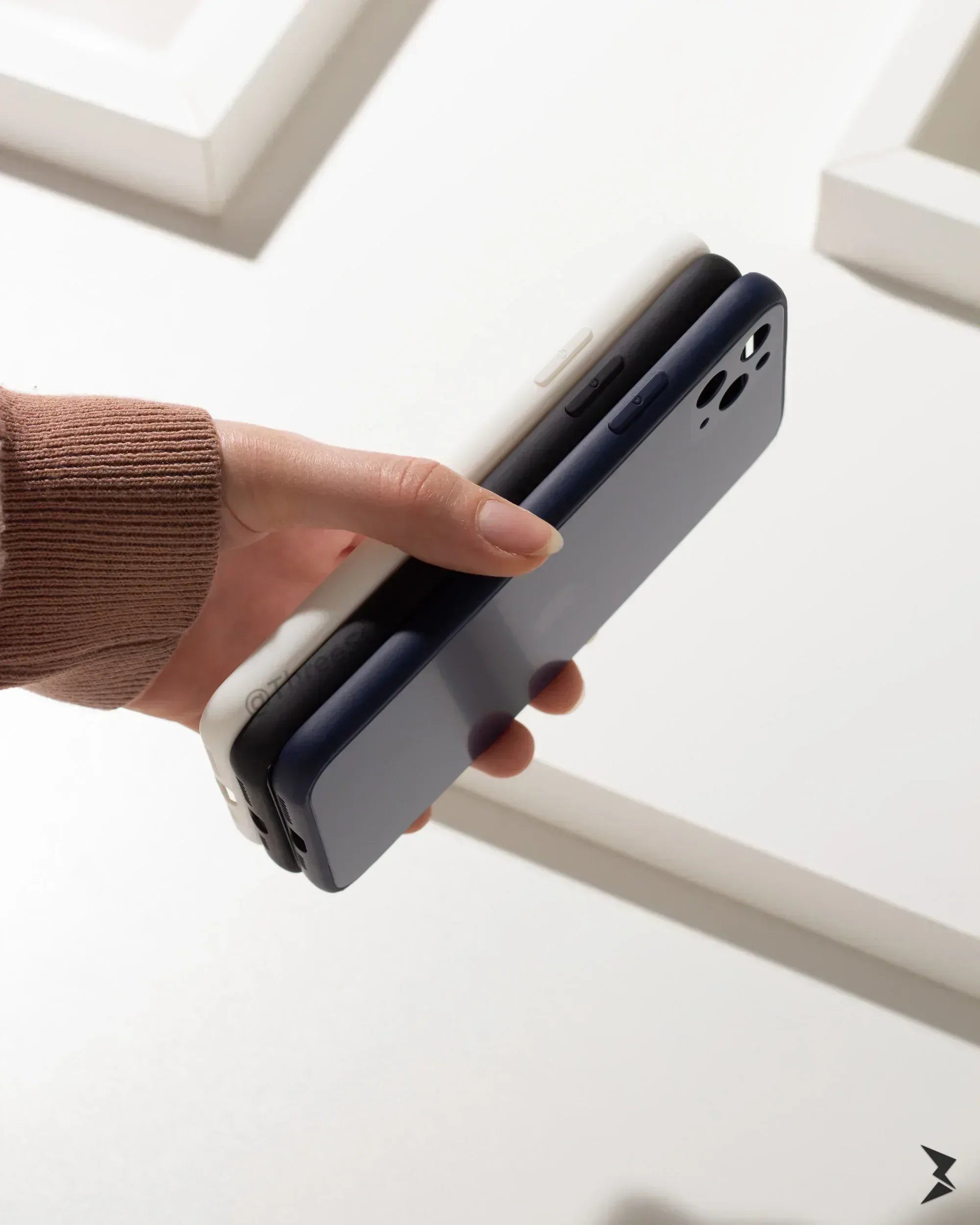 Ceramic Silver Camera Protection Case iPhone 12 Pro Max - Three