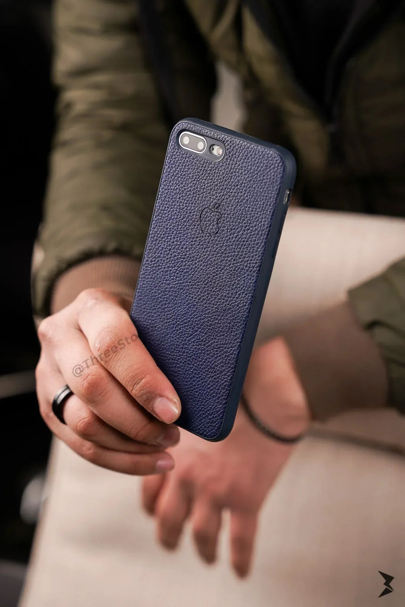 Slim Leather Case iPhone 7 / 8 Plus - Three