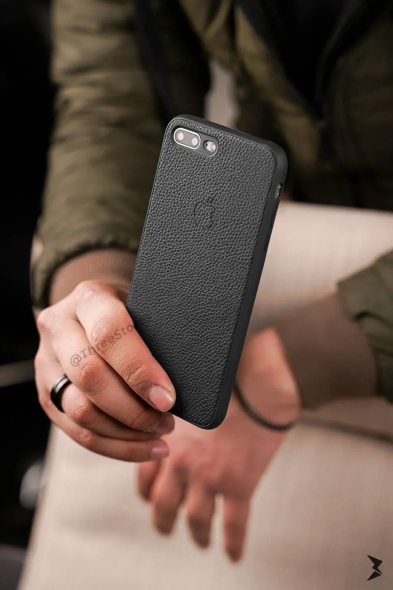 Slim Leather Case iPhone 7 / 8 Plus - Three