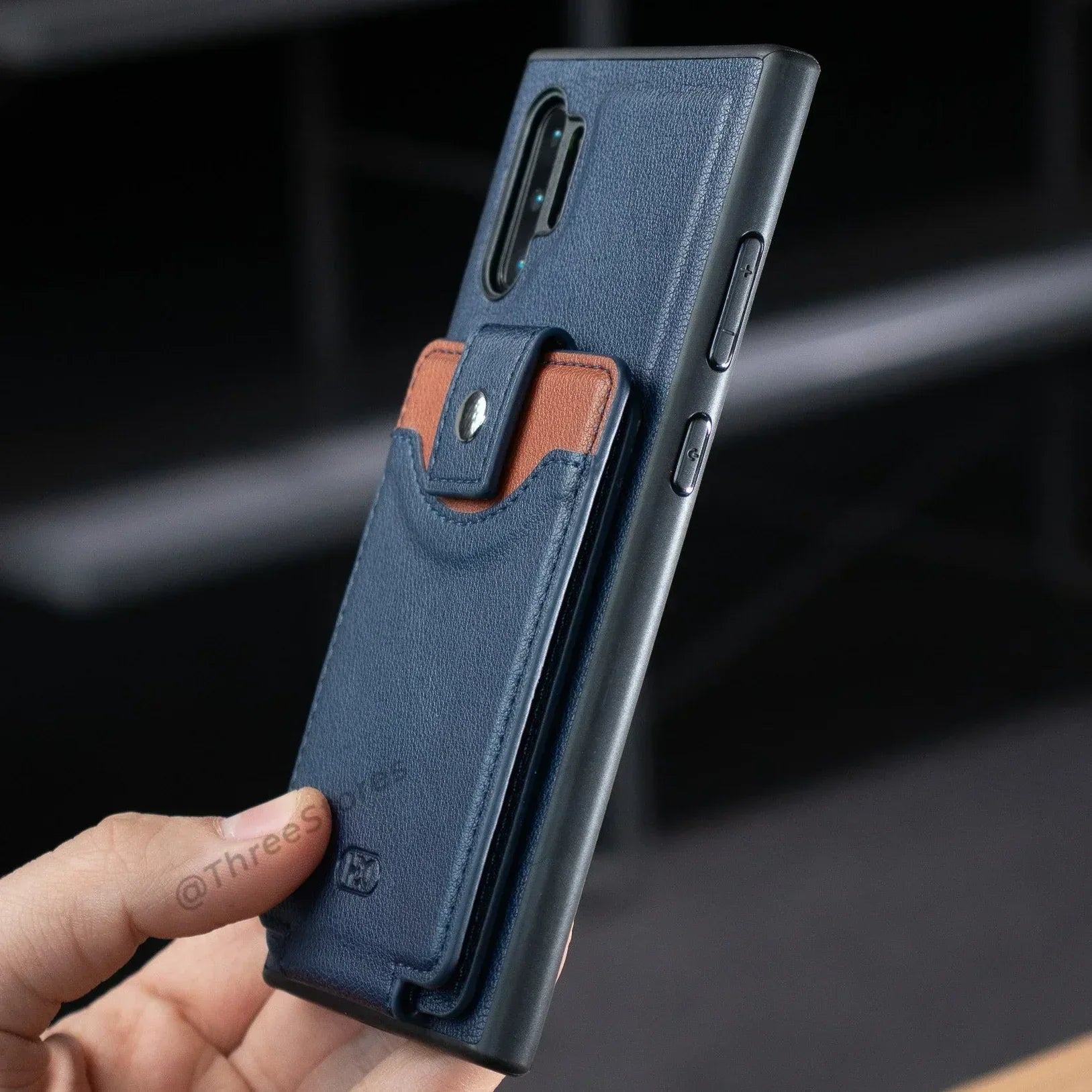 Hdd Leather Card Case Samsung Note 10 Plus - Three