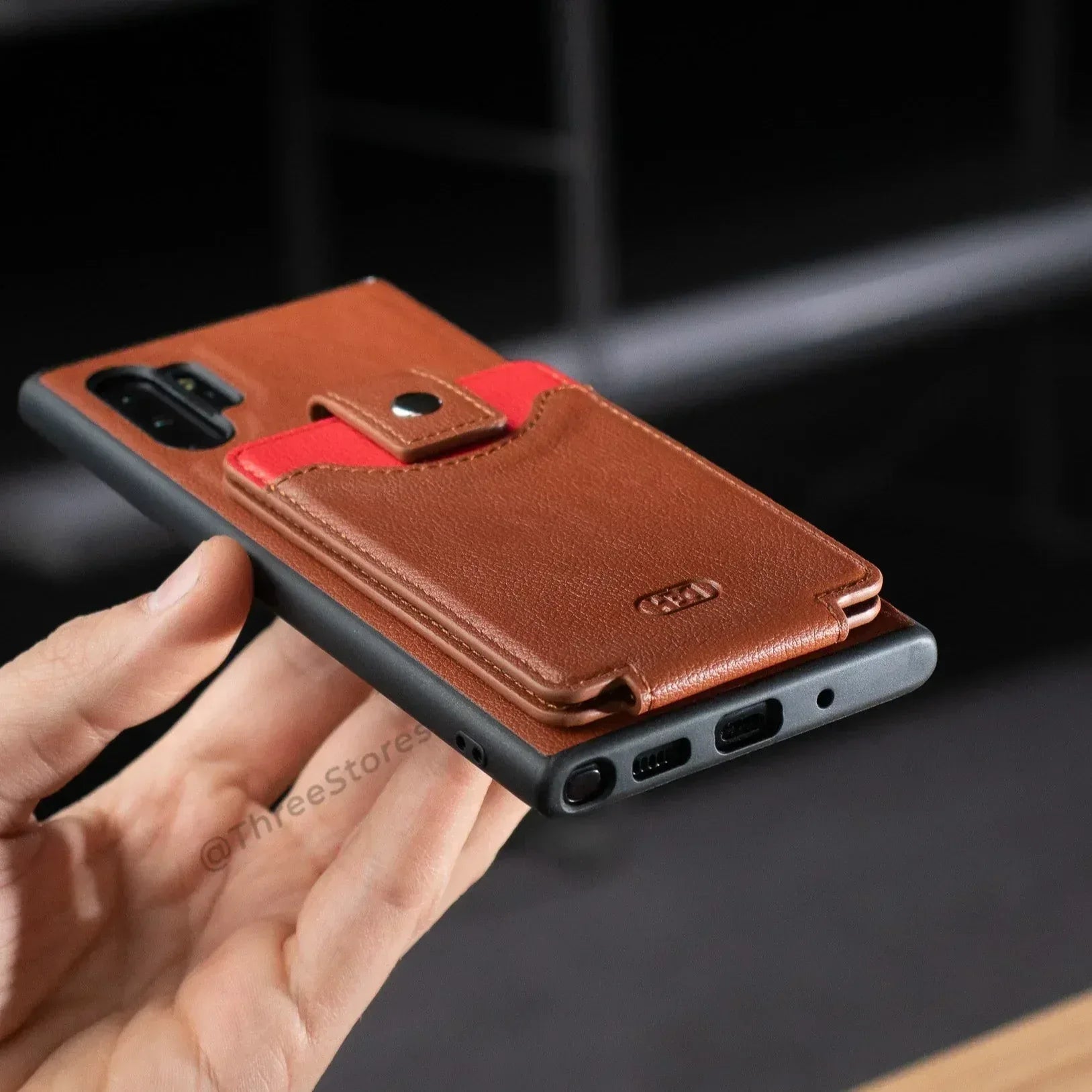 Hdd Leather Card Case Samsung Note 10 Plus - Three