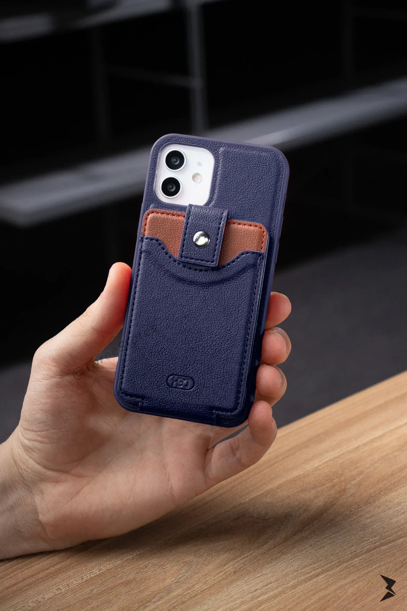 Hdd Leather Card Case iPhone 11 - Three