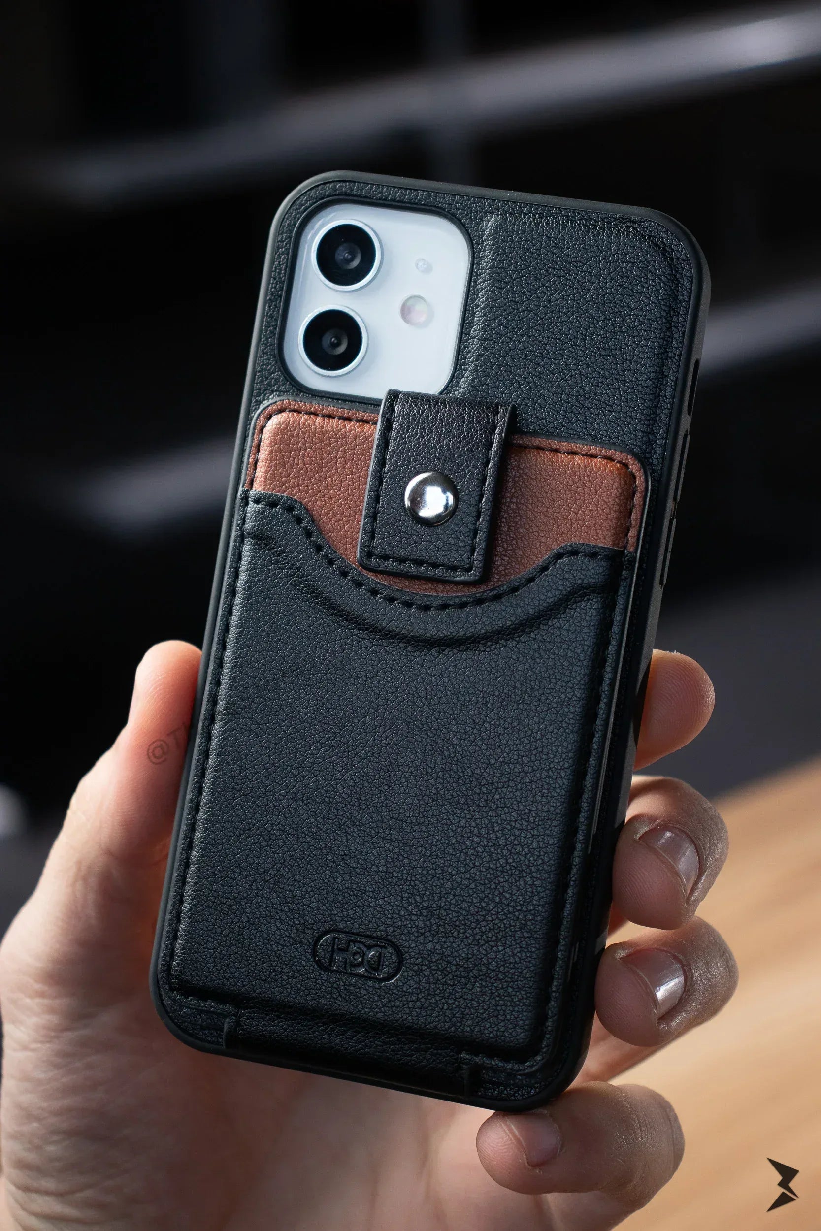Hdd Leather Card Case iPhone 11 - Three