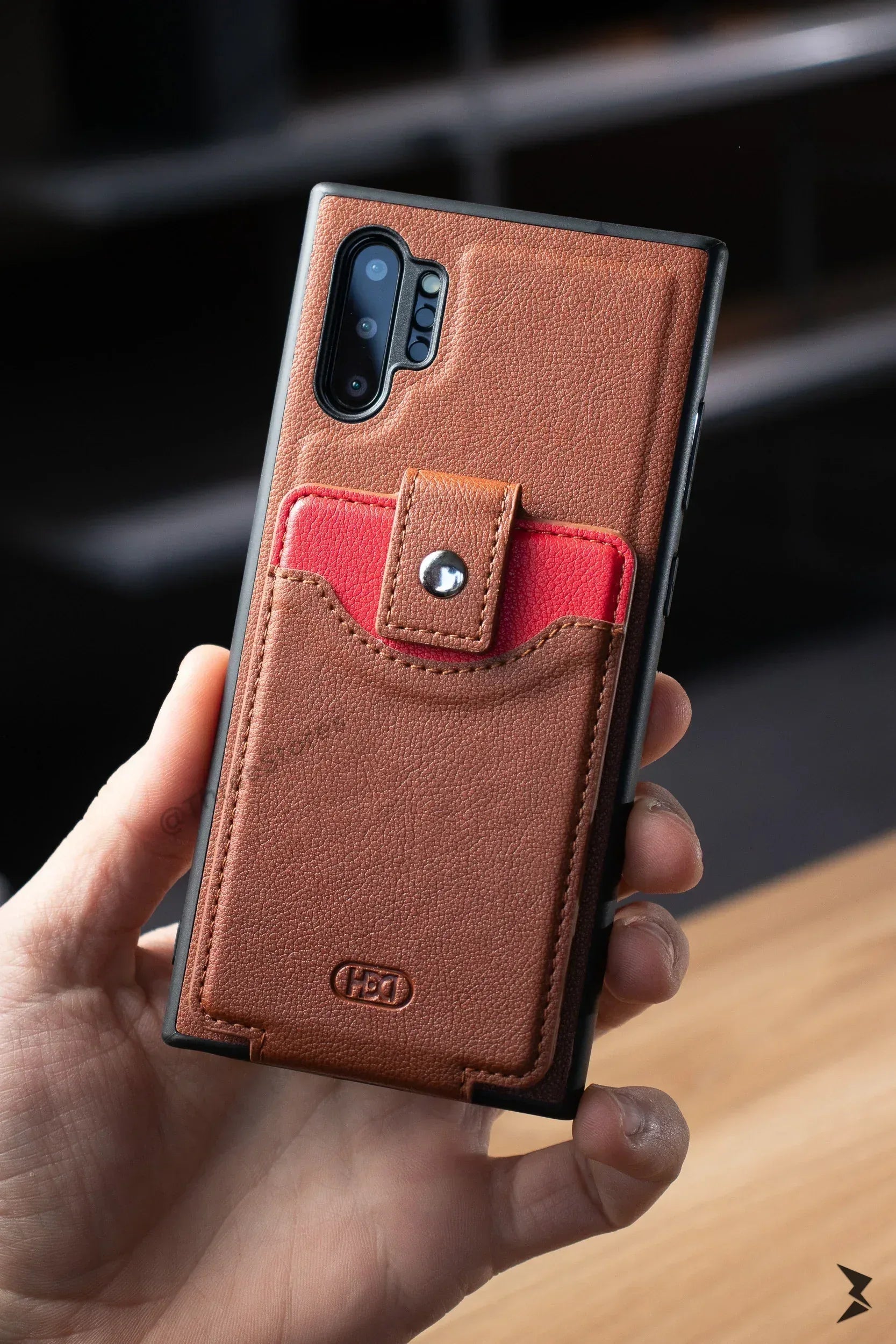 Hdd Leather Card Case Samsung Note 10 Plus - Three