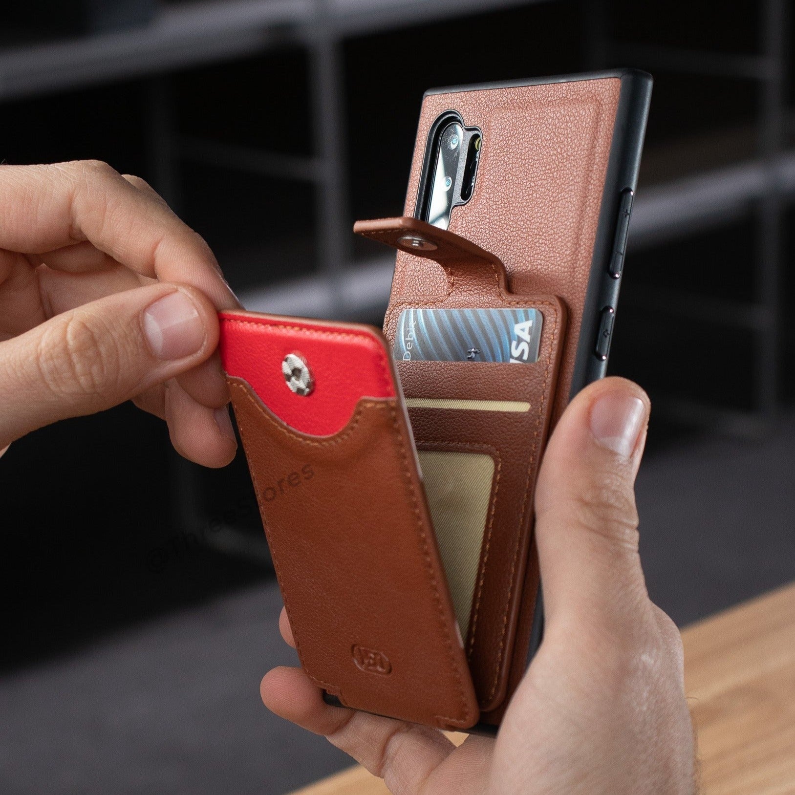 Hdd Leather Card Case Samsung Note 10 Plus