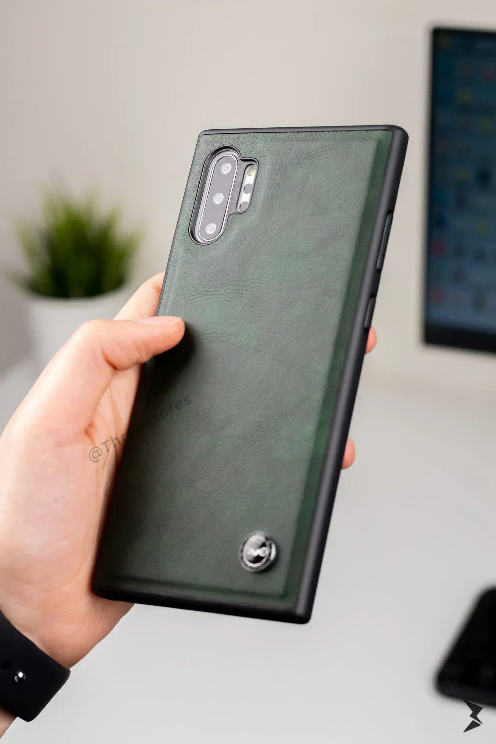 Keephone Leather Case Samsung Note 10 Plus - Three