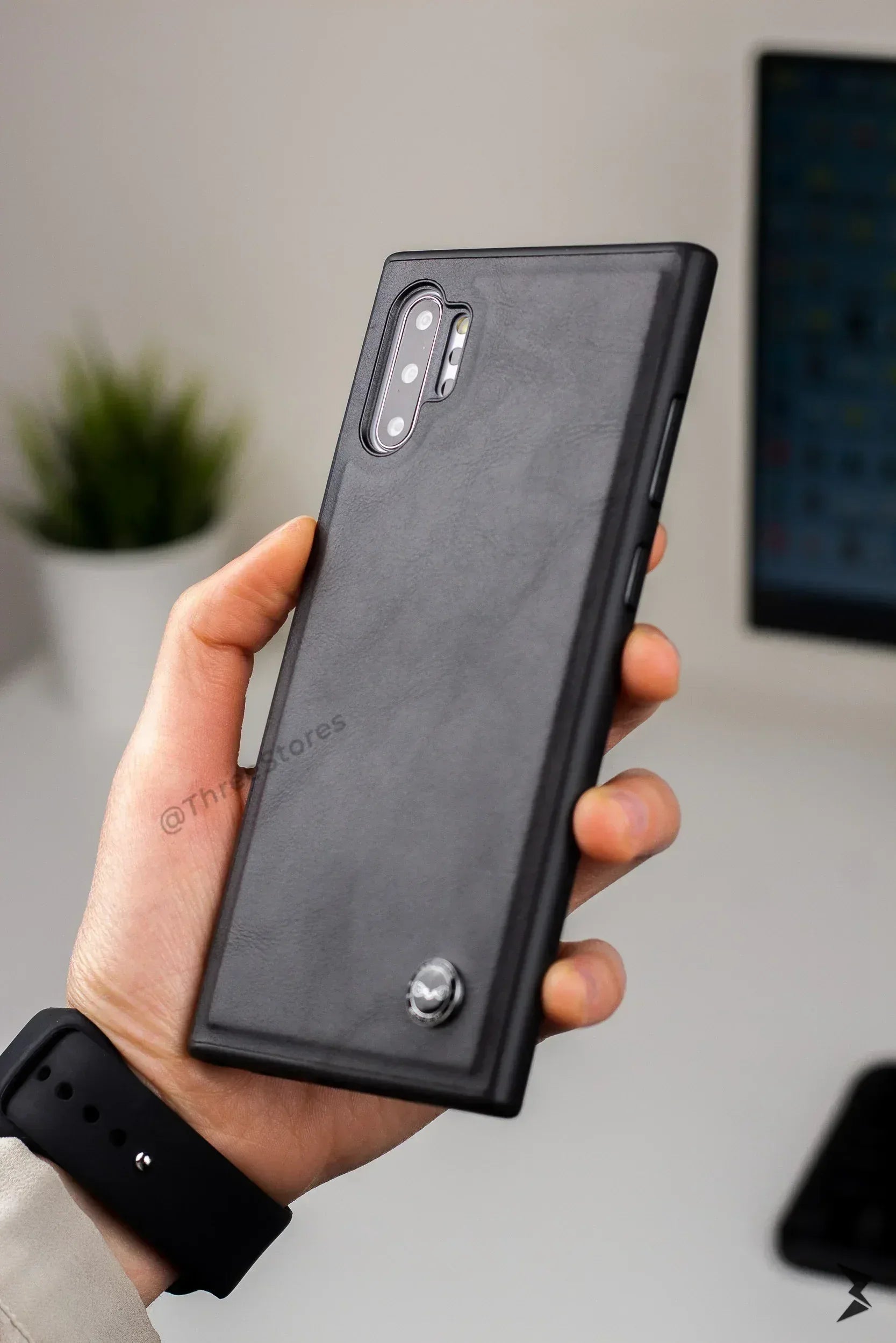 Keephone Leather Case Samsung Note 10 Plus - Three