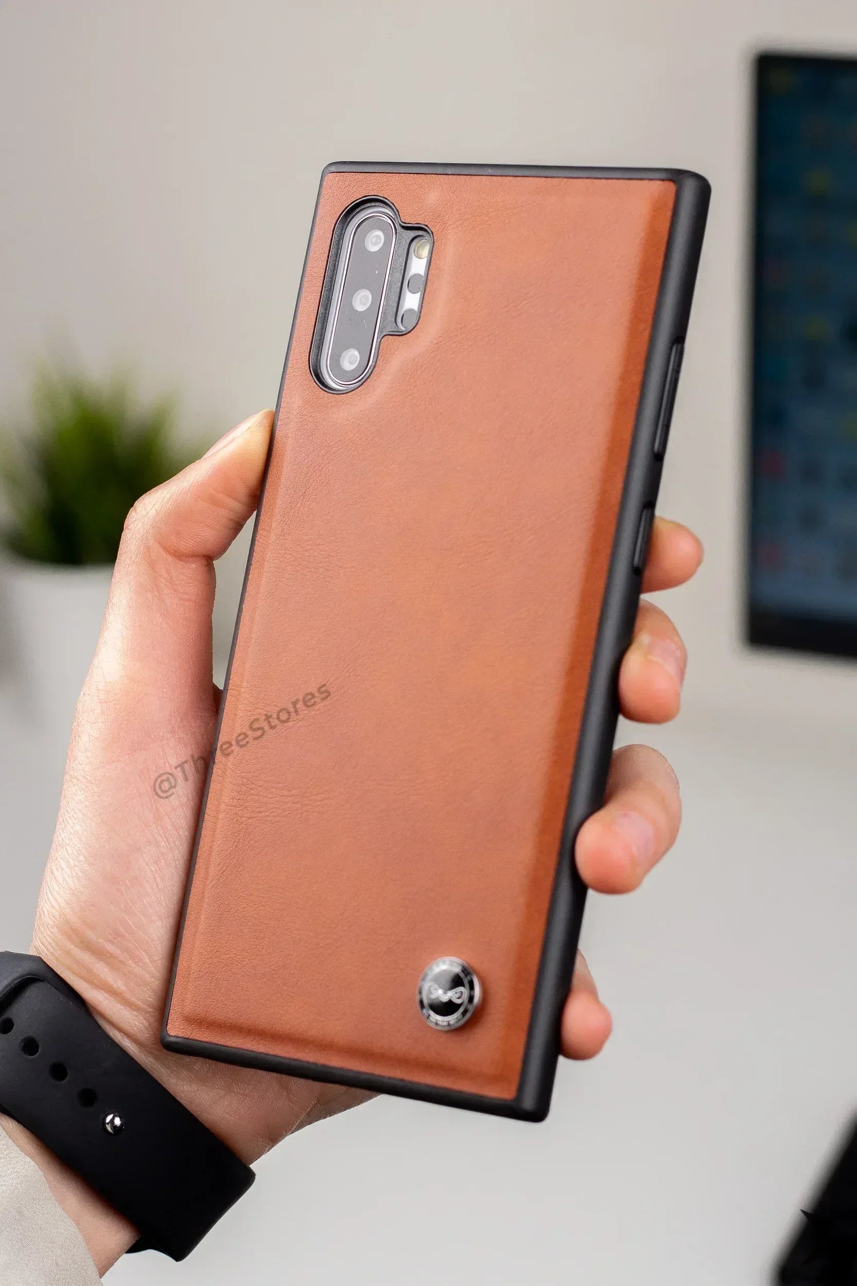 Keephone Leather Case Samsung Note 10 Plus - Three