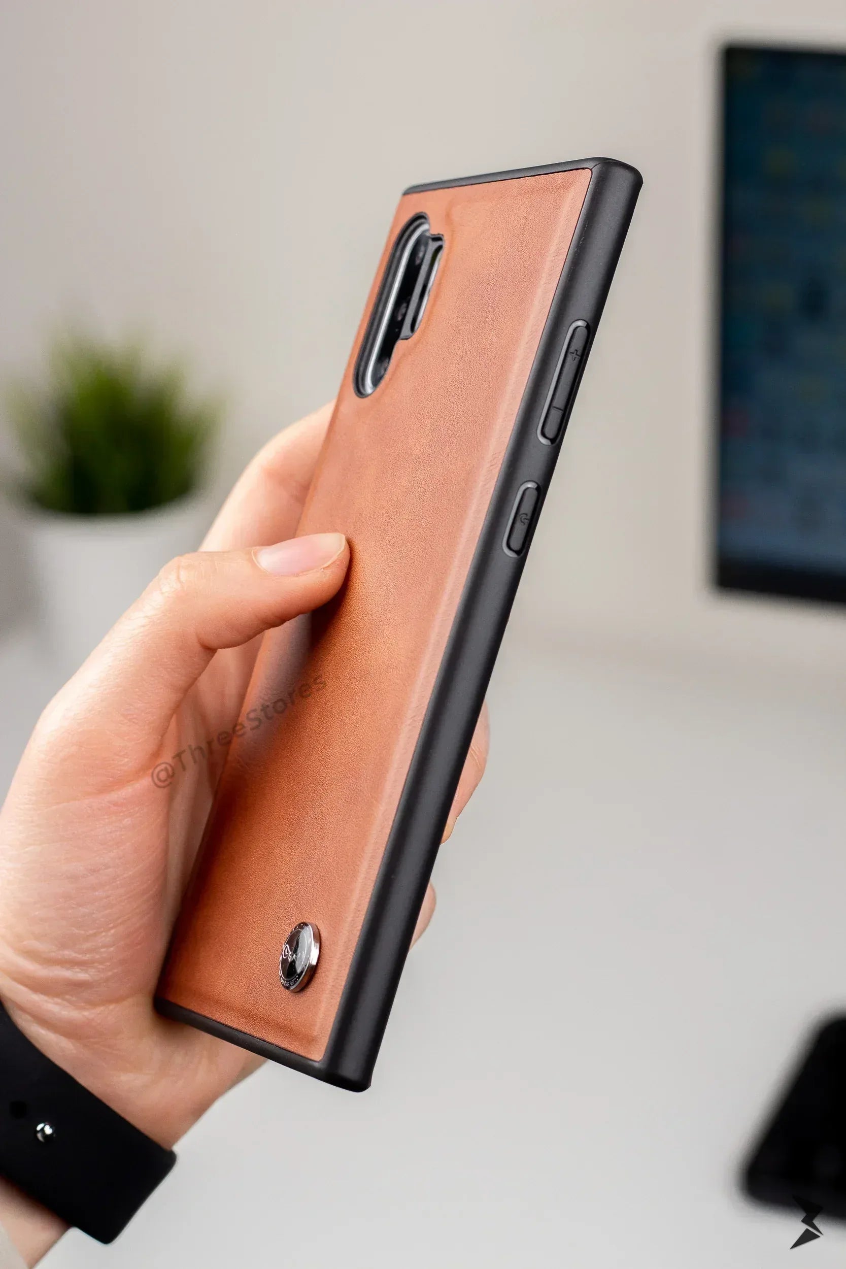 Keephone Leather Case Samsung Note 10 Plus - Three